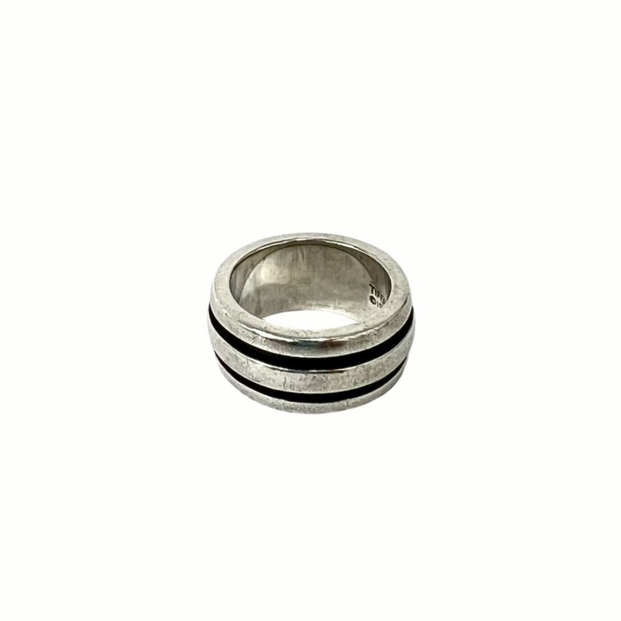Tiffany Silver Silver 925 Band Ring (Pre-Owned)
