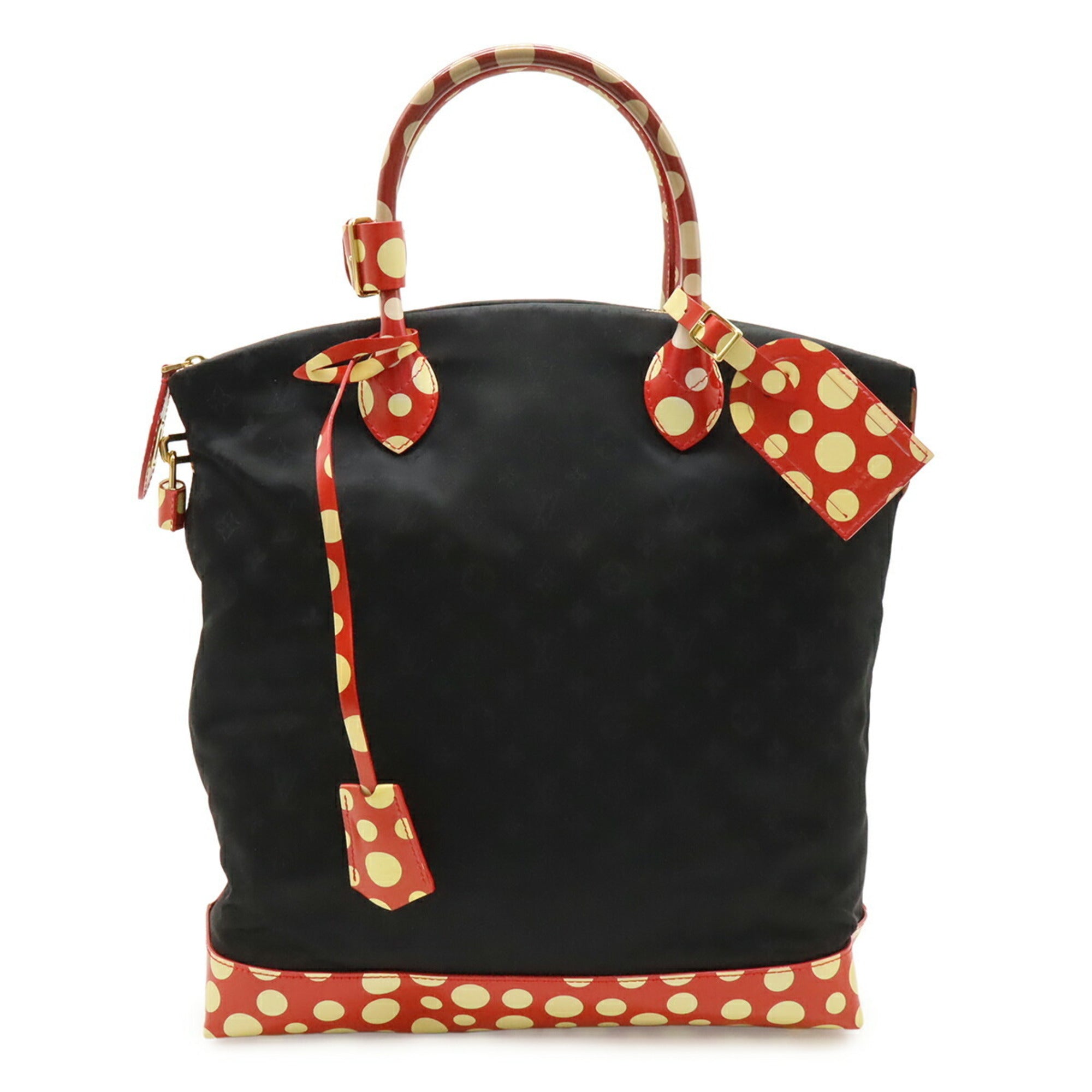 Louis Vuitton Rouge Nylon Patent Leather Tote Bag (Pre-Owned)