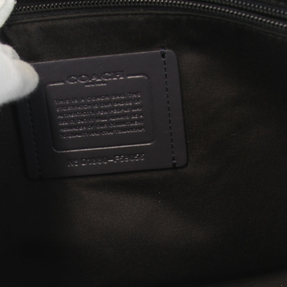 Coach Black Leather Briefcase Shoulder Bag (Pre-Owned)