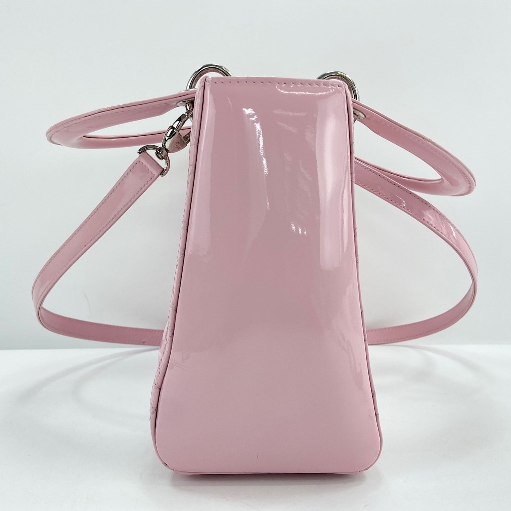 Christian Dior Pink Leather Handbag (Pre-Owned)
