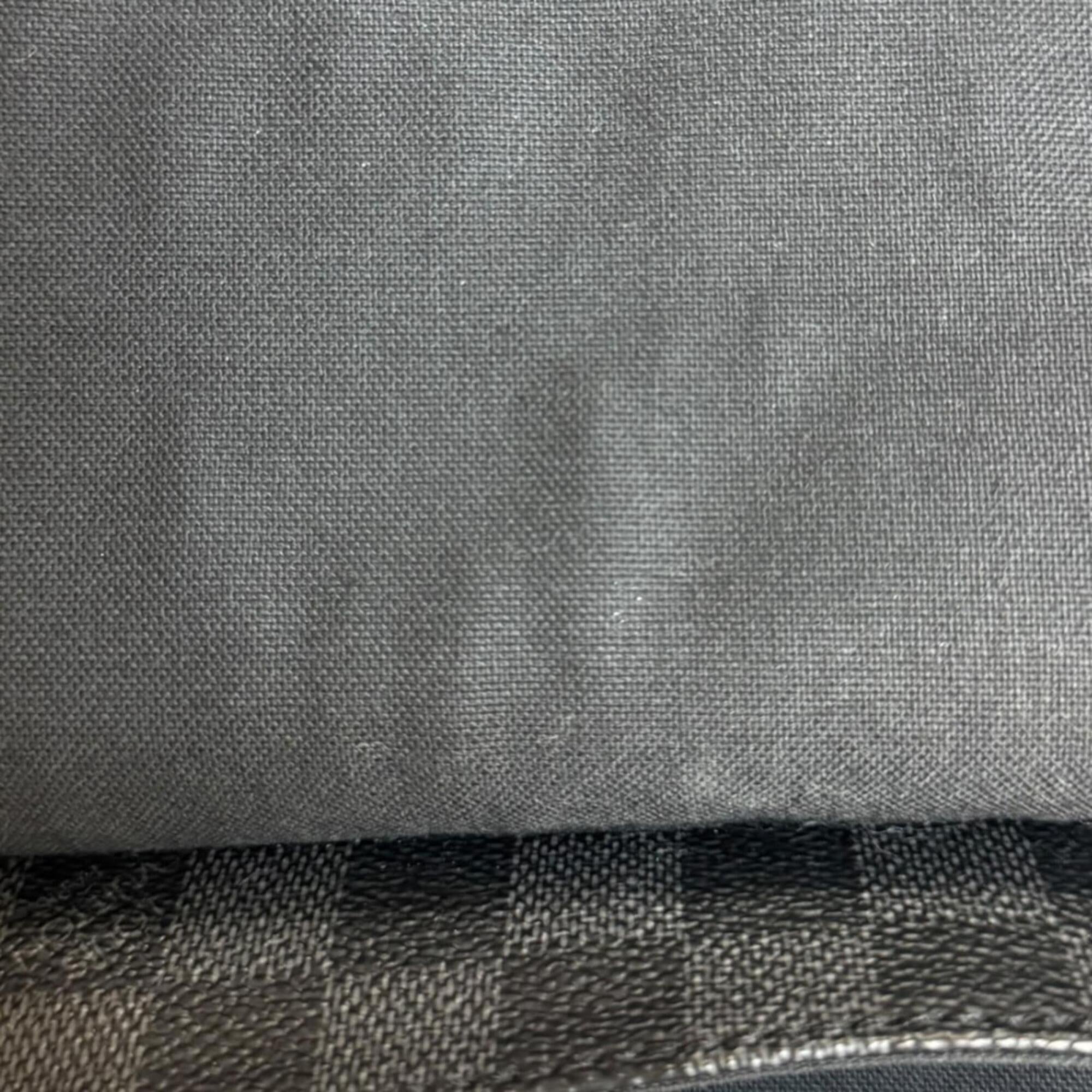 Louis Vuitton Damier Graphite Black Gray Damier Graphite Shoulder Bag (Pre-Owned)