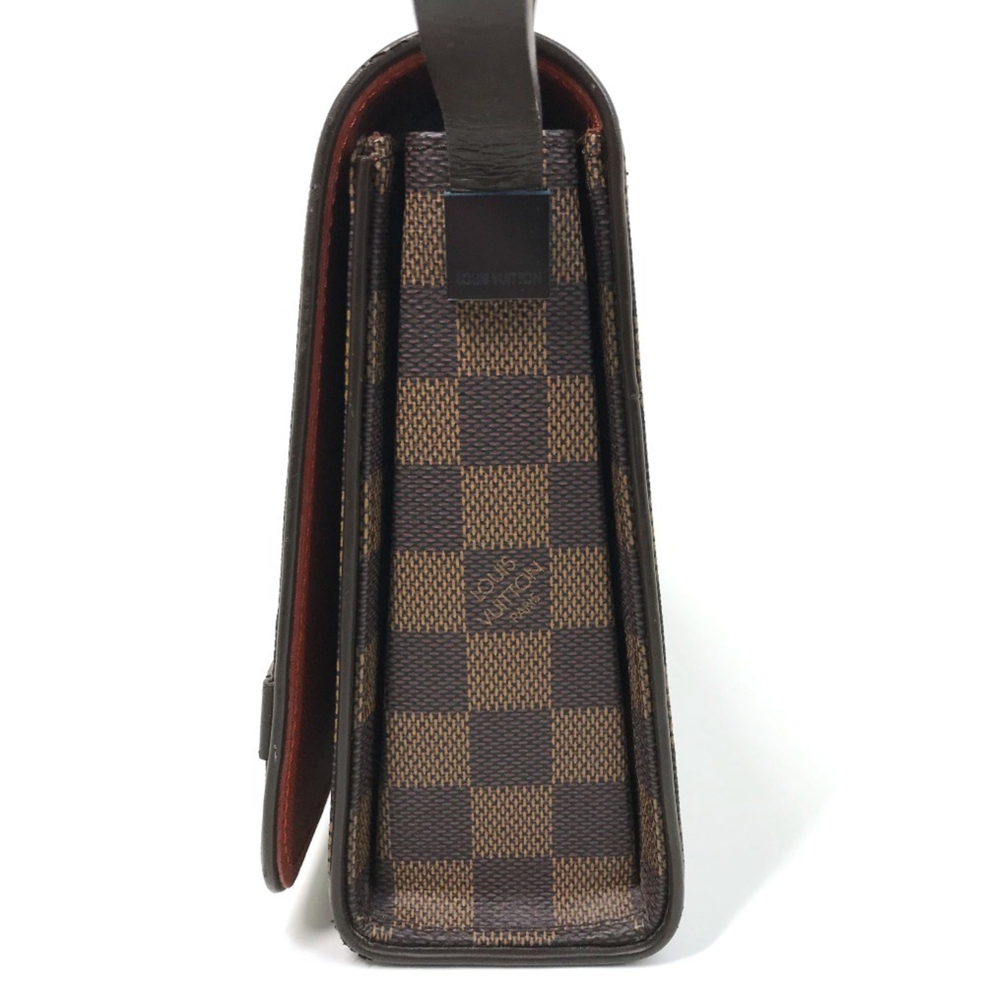 Louis Vuitton Brown Ebene Damier Canvas Shoulder Bag (Pre-Owned)