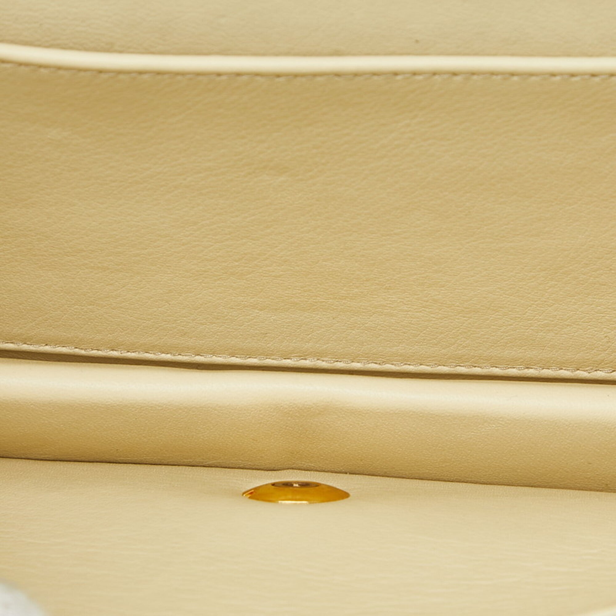 Chanel Gold Leather Shoulder Bag (Pre-Owned)