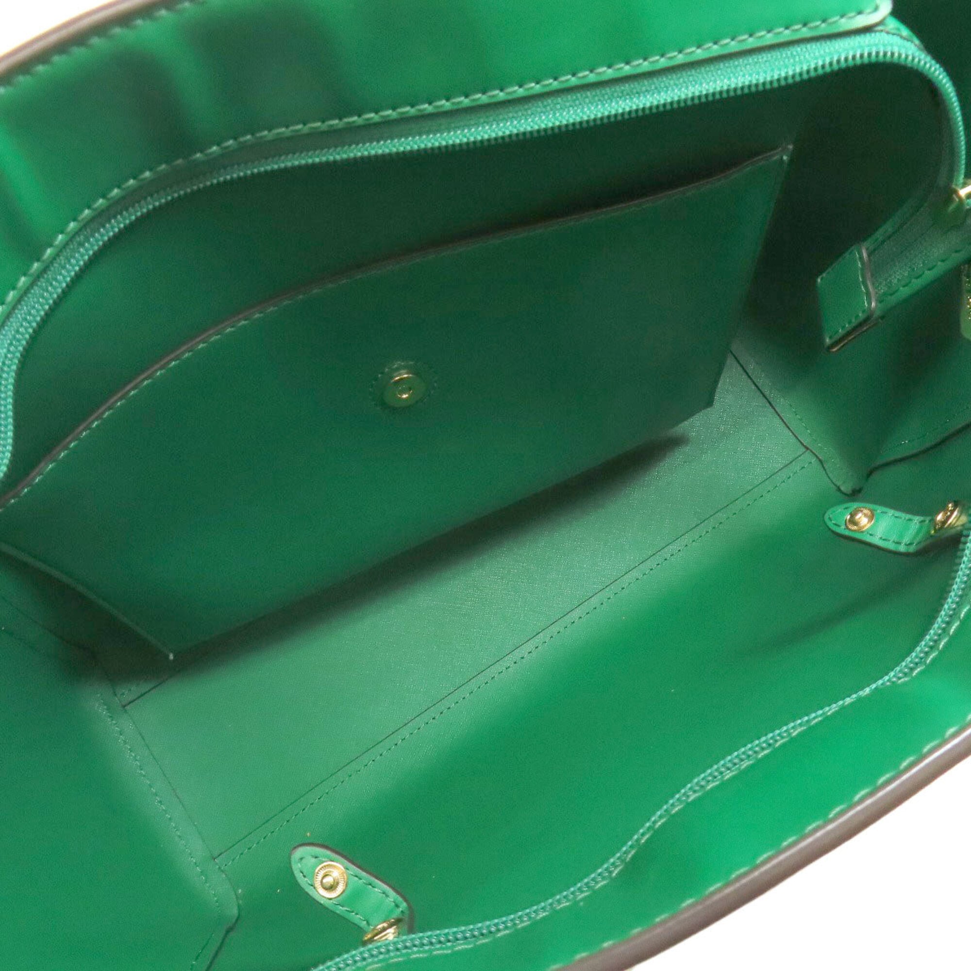 Michael Kors Green Leather Tote Bag (Pre-Owned)