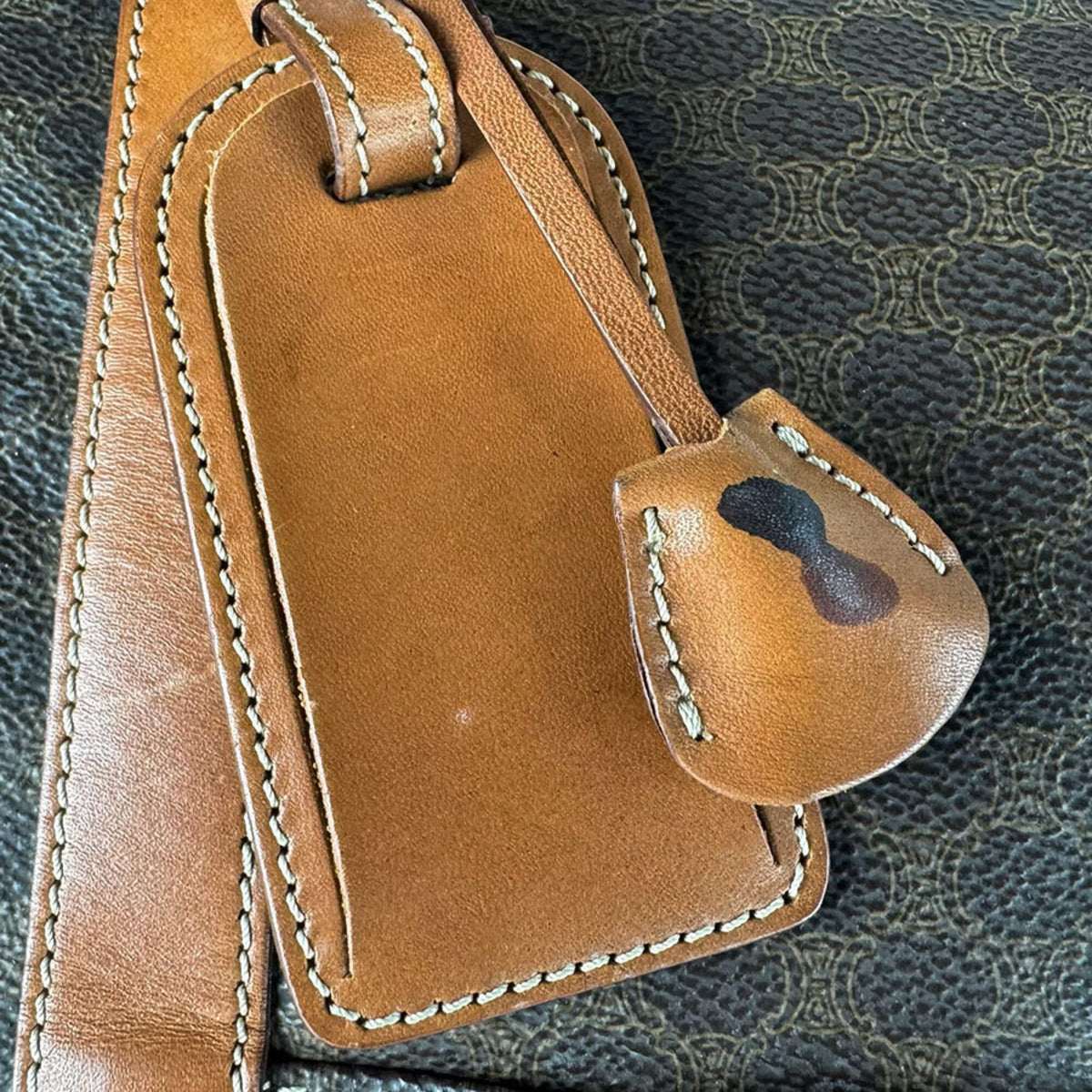 Celine Brown Pvc Handbag (Pre-Owned)