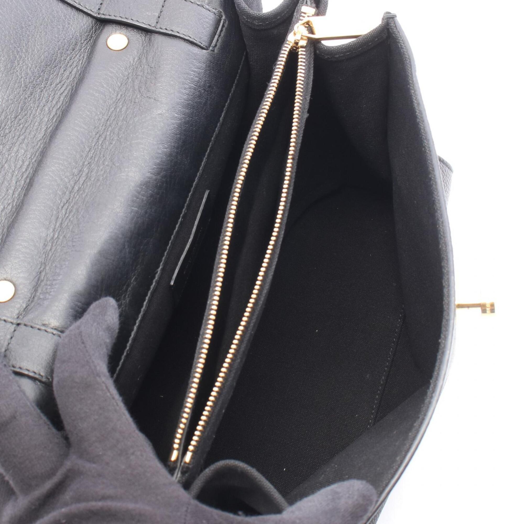 Yves Saint Laurent Black Leather Handbag (Pre-Owned)
