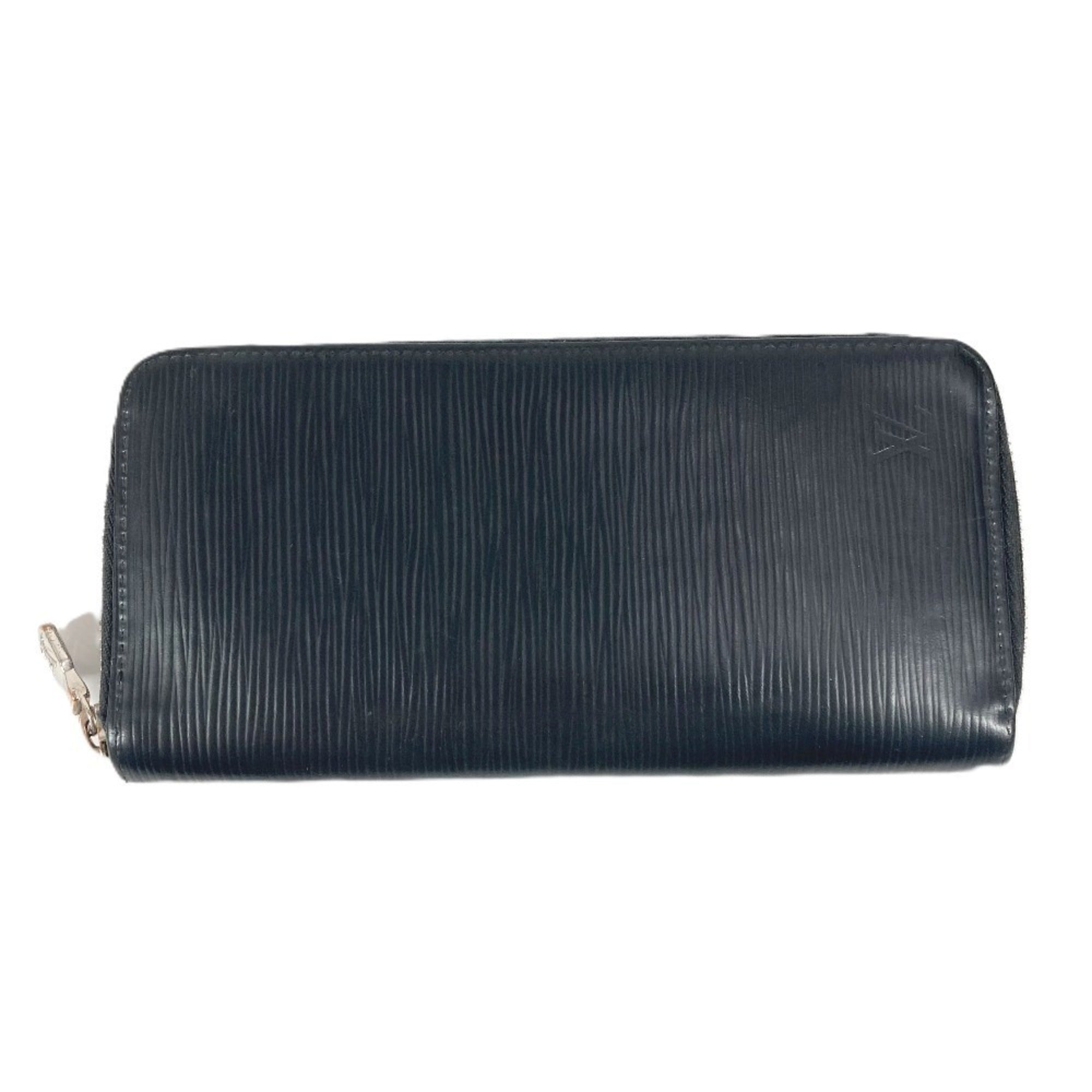 Louis Vuitton Epi Black Noir Epi Leather Long Wallet (Bi-Fold) (Pre-Owned)