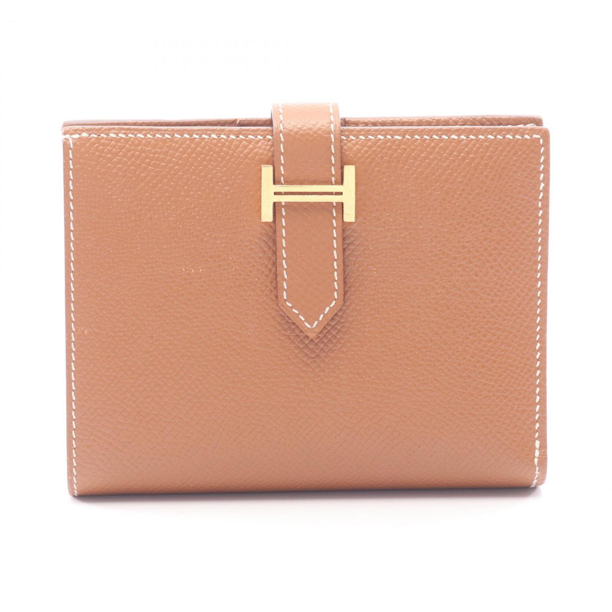 Hermes Brown Epsom Leather Wallet (Bi-Fold) (Pre-Owned)