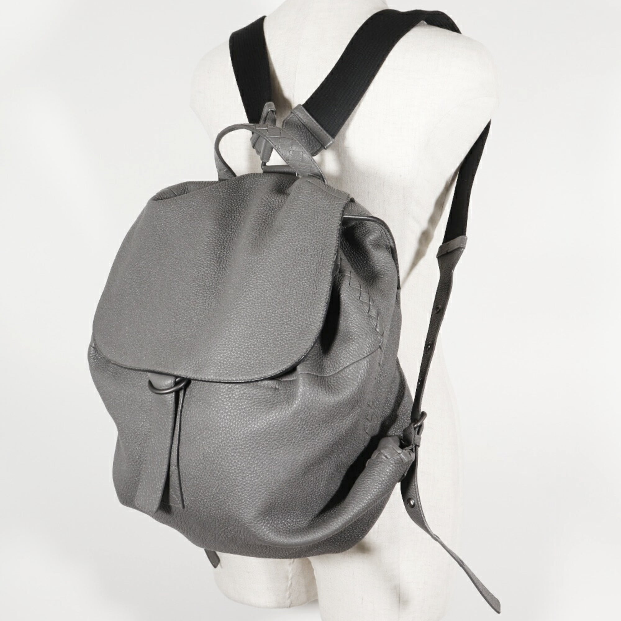 Bottega Veneta Leather Backpack (Pre-Owned)