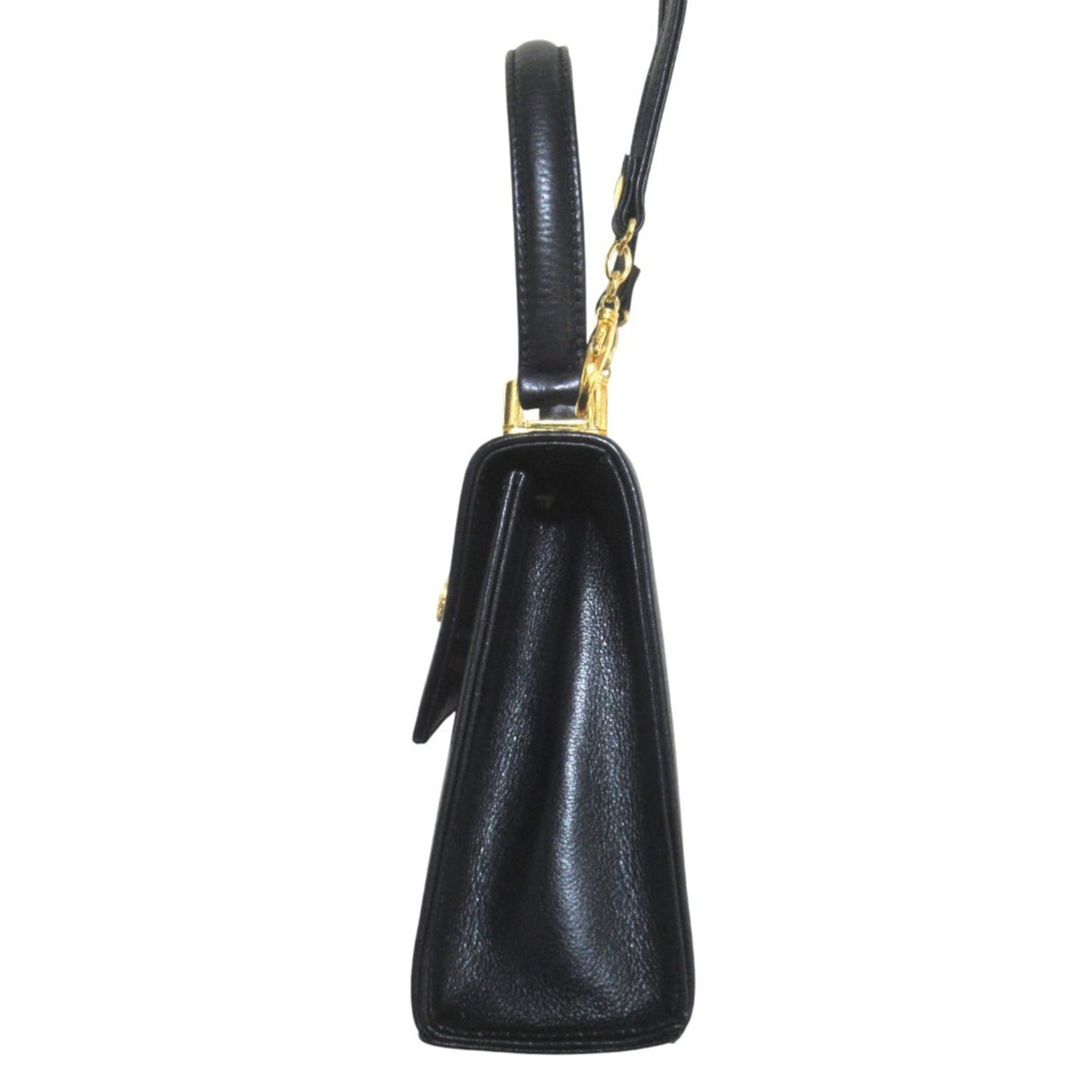 Versace Black Handbag Shoulder Bag (Pre-Owned)