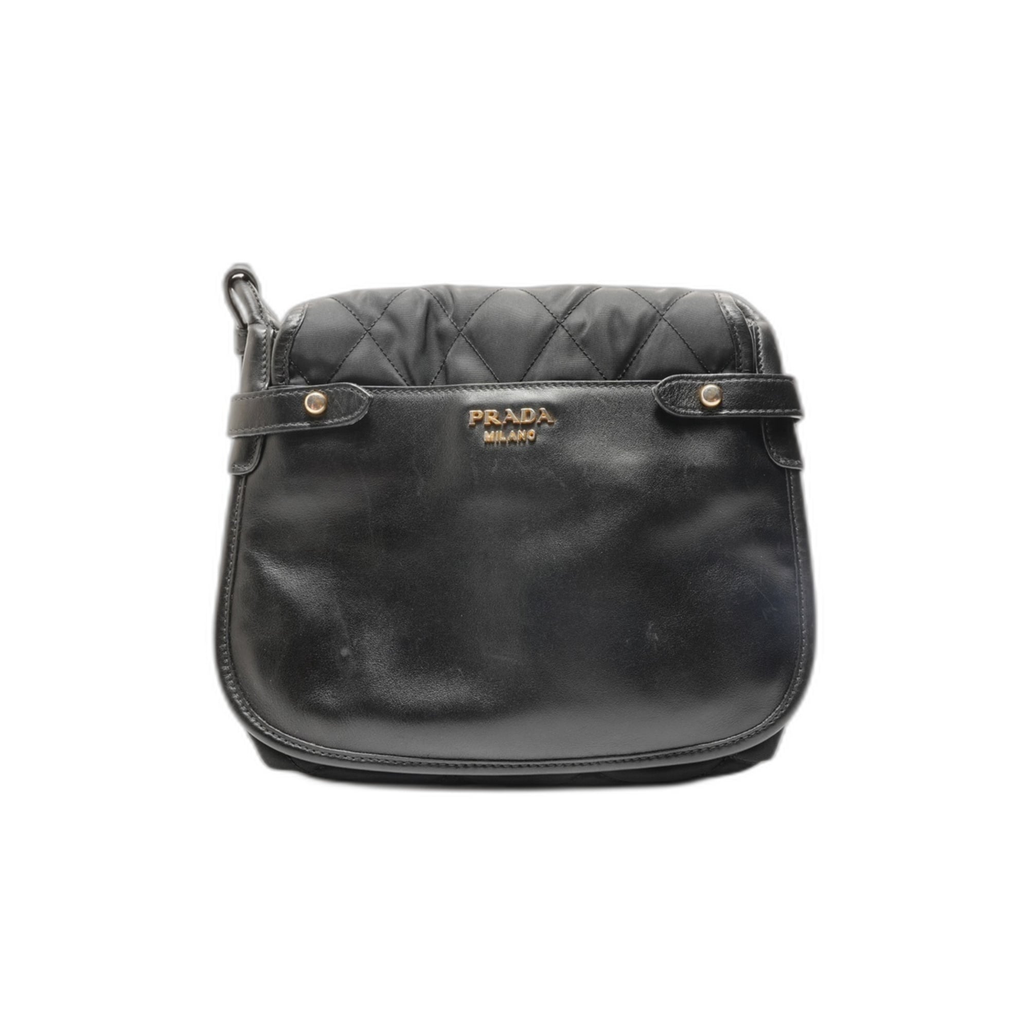 Prada Black Nylon Shoulder Bag (Pre-Owned)