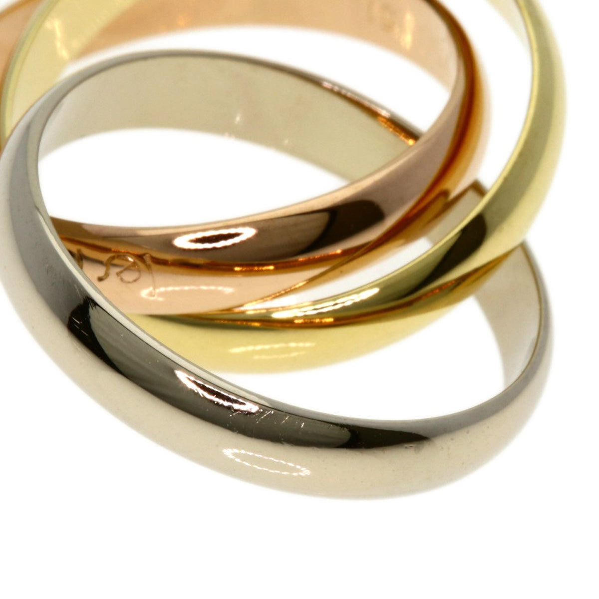 Cartier Trinity Yellow Gold (18K) Pink Gold (18K) White Gold (18K) Band Ring (Pre-Owned)