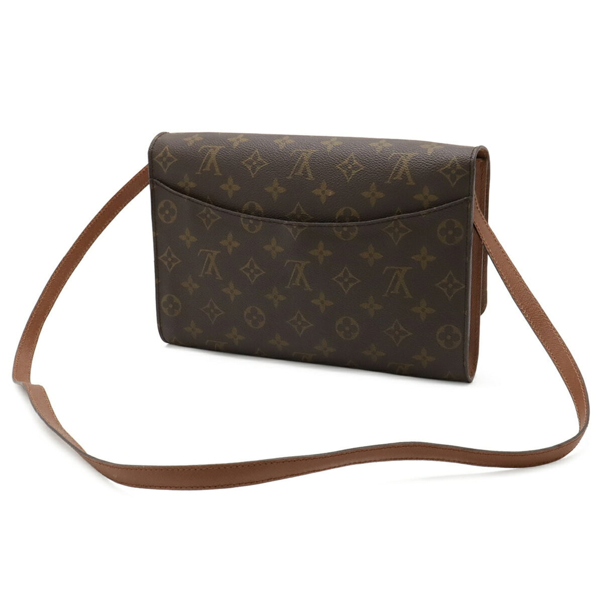Louis Vuitton Bordeaux Brown Galle Monogram Monogram Clutch Bag Shoulder Bag (Pre-Owned)