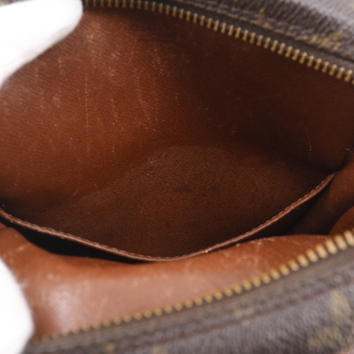 Louis Vuitton Brown Monogram Canvas Shoulder Bag (Pre-Owned)