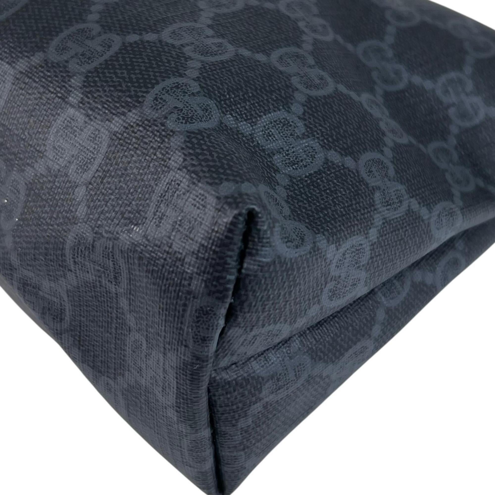Gucci Black Gray Pvc Clutch Bag Pouch (Pre-Owned)