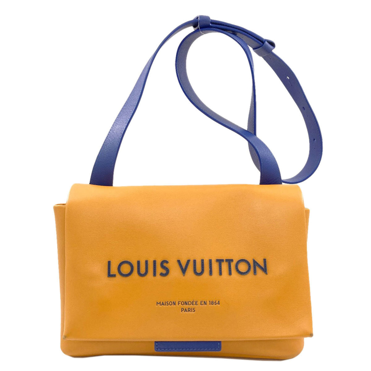 Louis Vuitton Orange Saffron Leather Shoulder Bag (Pre-Owned)