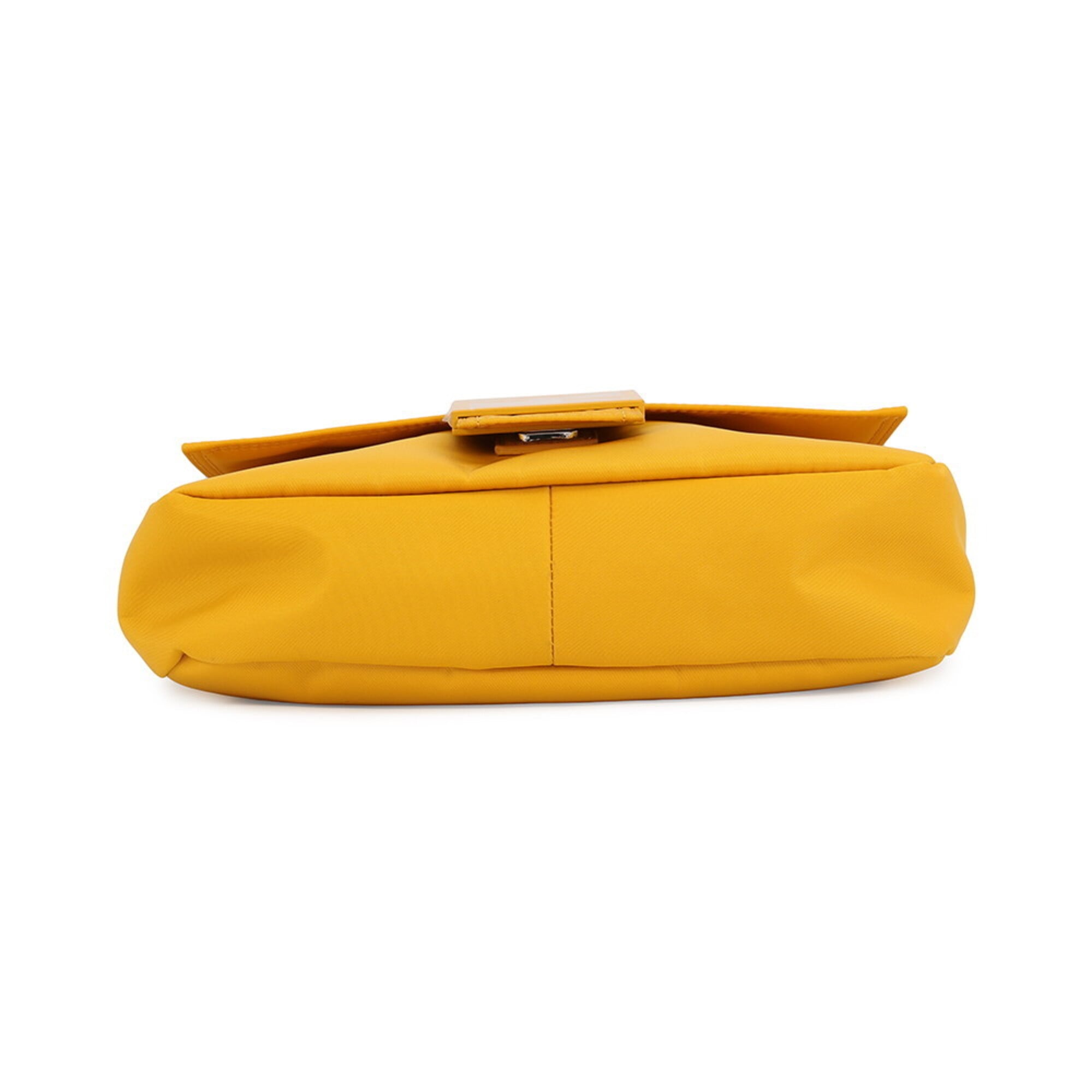 Fendi Yellow Nylon Shoulder Bag (Pre-Owned)