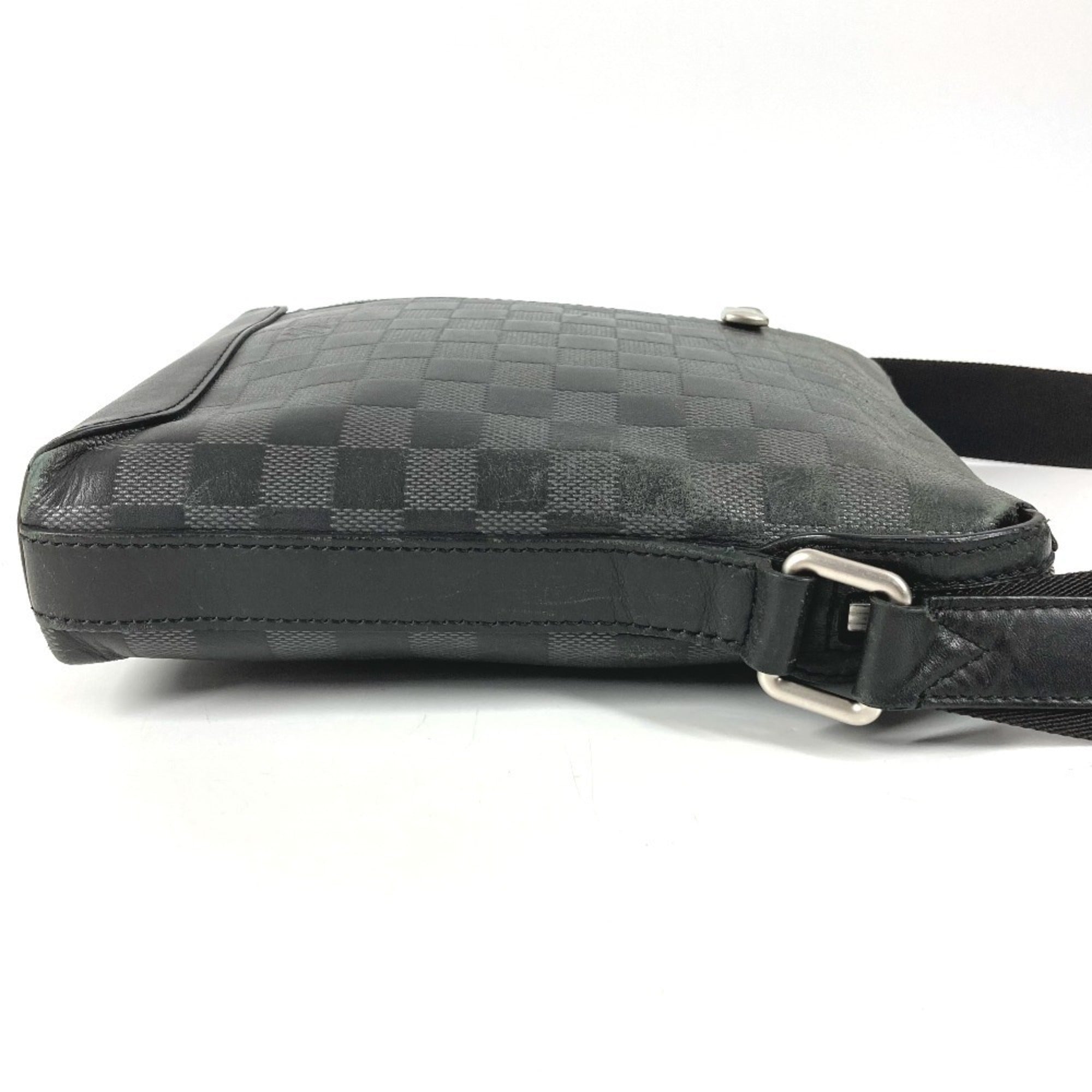 Louis Vuitton Damier Infini Black Onyx Damier Infini Pochette Shoulder Bag (Pre-Owned)