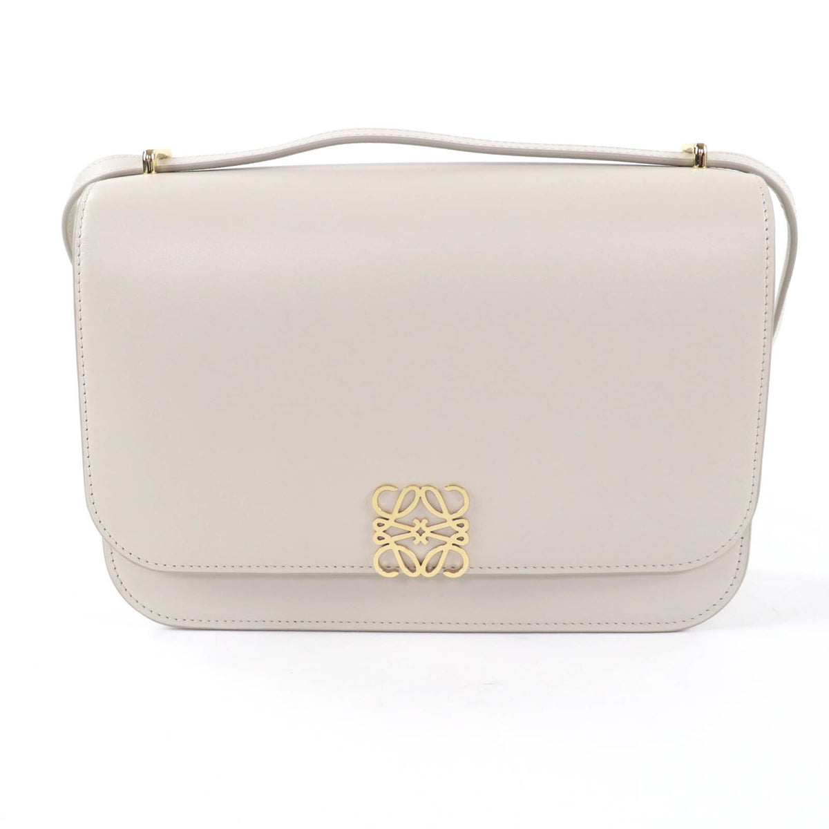 Loewe Gold Leather Shoulder Bag (Pre-Owned)