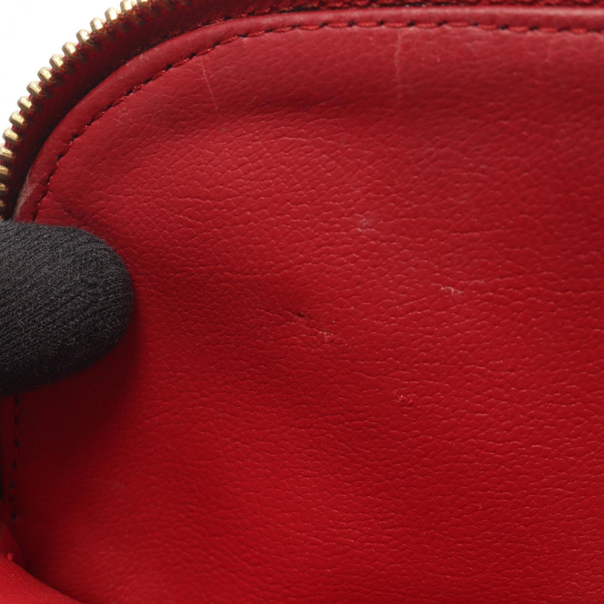 Yves Saint Laurent Red Color Leather Handbag (Pre-Owned)