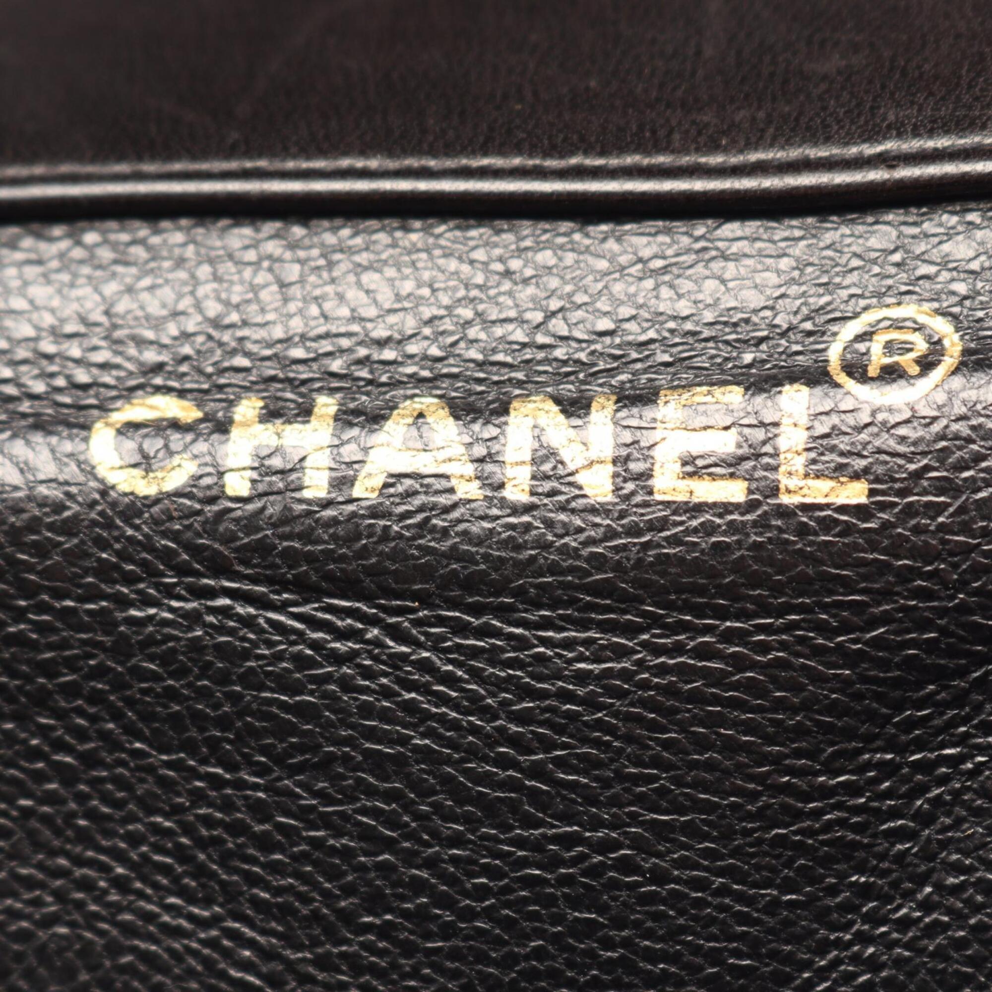 Chanel Black Leather Backpack (Pre-Owned)