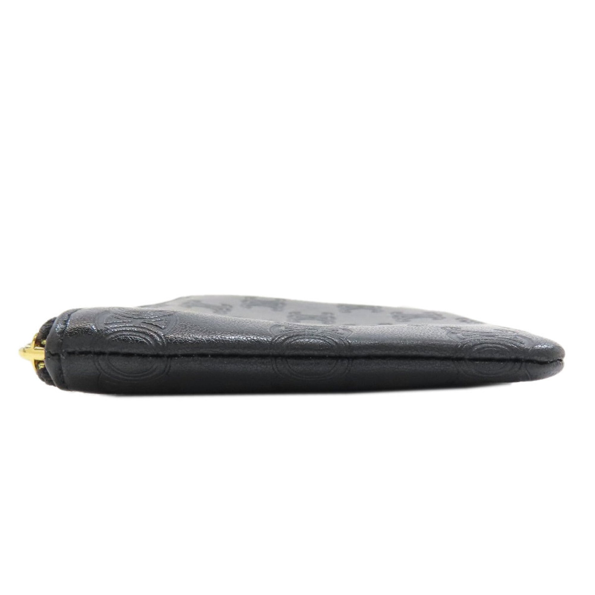 Celine Black Leather Coin Purse/Coin Case (Pre-Owned)