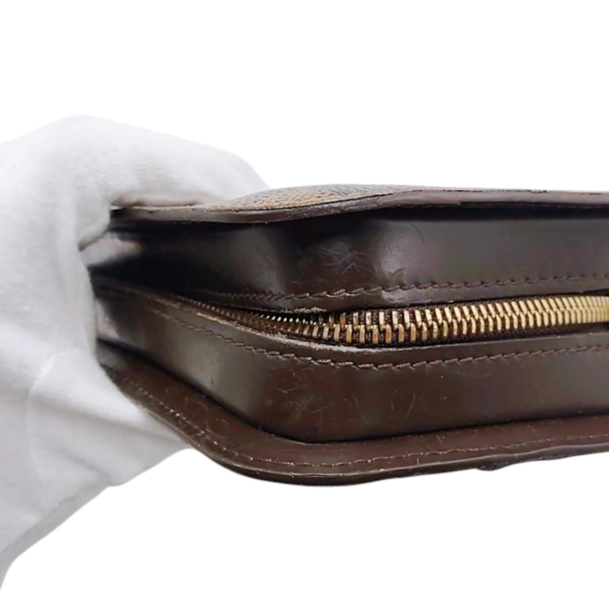 Louis Vuitton Damier Brown Damier Canvas Clutch Bag (Pre-Owned)
