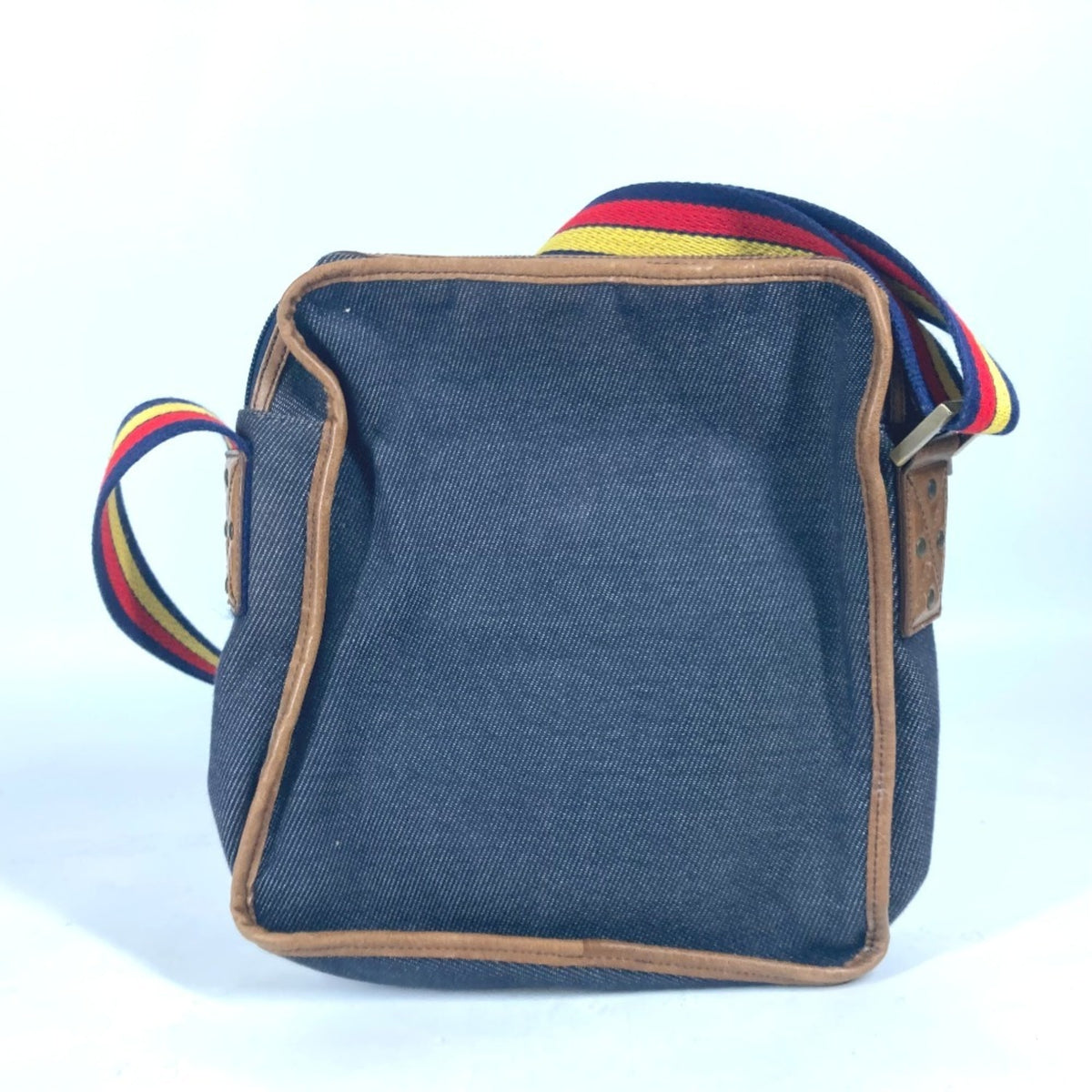 Fendi Blue Denim Pochette Shoulder Bag (Pre-Owned)