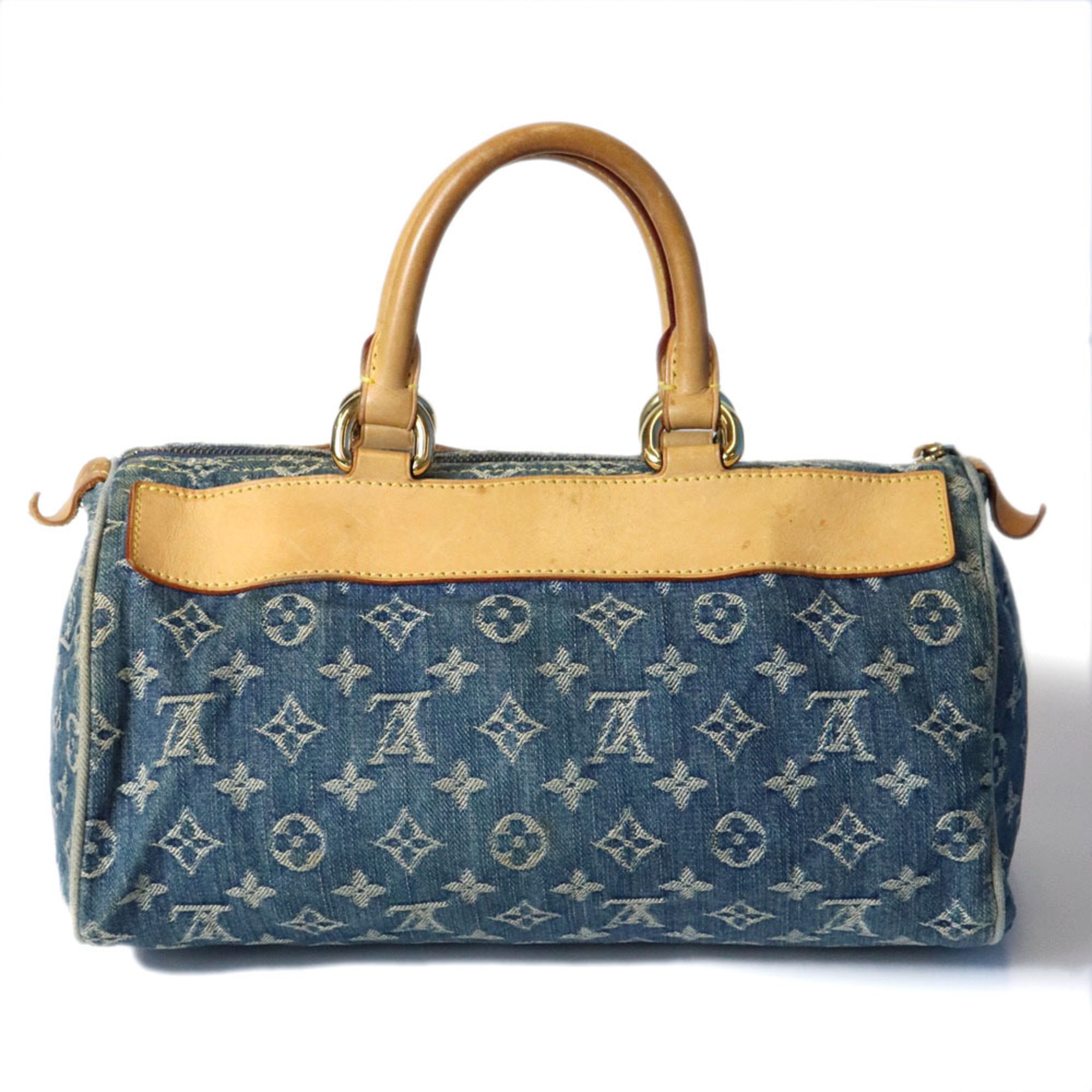 Louis Vuitton Blue Monogram Monogram Denim Handbag (Pre-Owned)