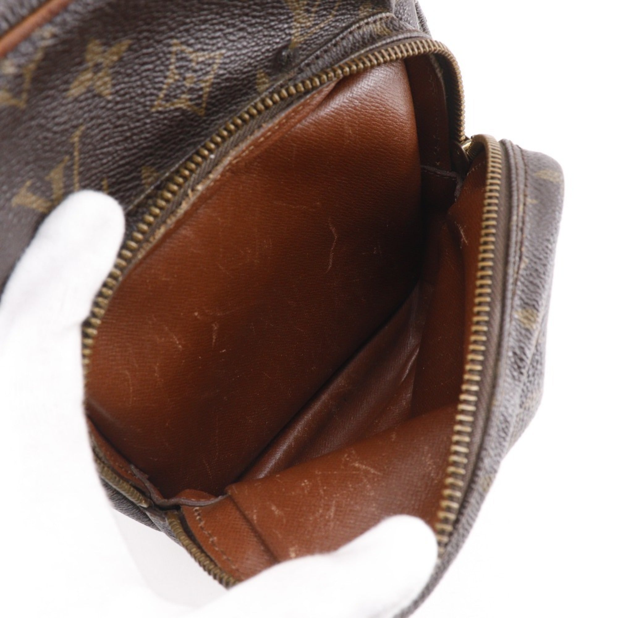Louis Vuitton Brown Monogram Canvas Shoulder Bag (Pre-Owned)