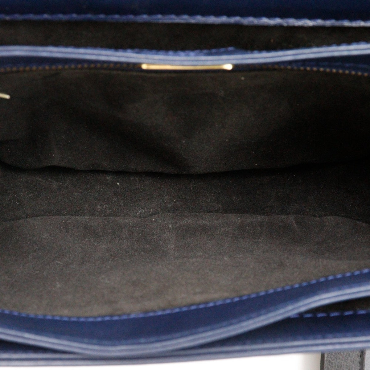 Gucci Navy Leather Shoulder Bag (Pre-Owned)