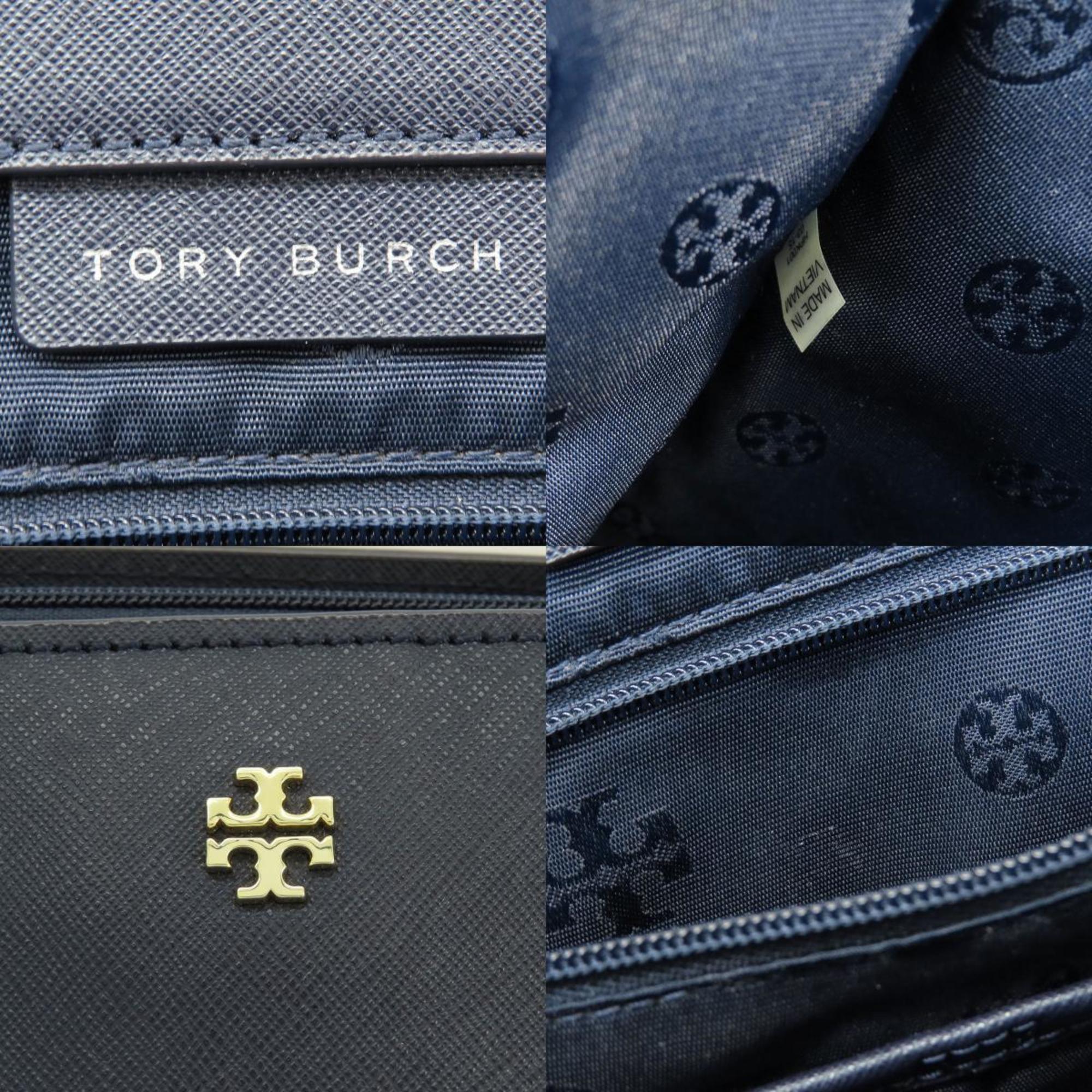 Tory Burch Navy Pvc Tote Bag (Pre-Owned)
