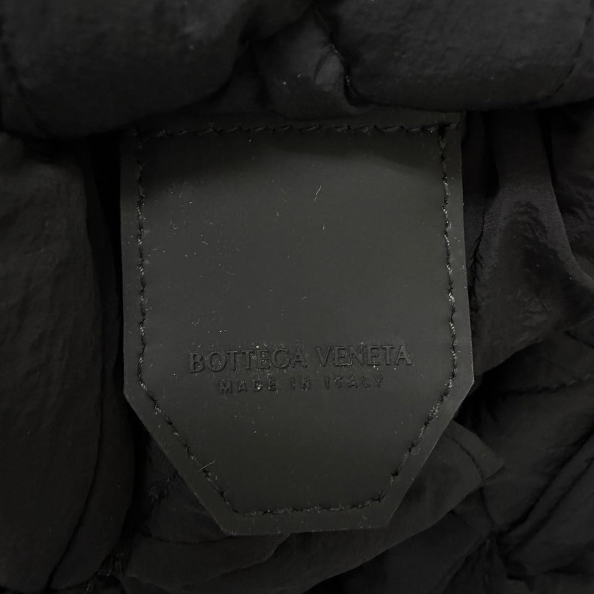 Bottega Veneta Black Nylon Shoulder Bag Sling Bag (Pre-Owned)