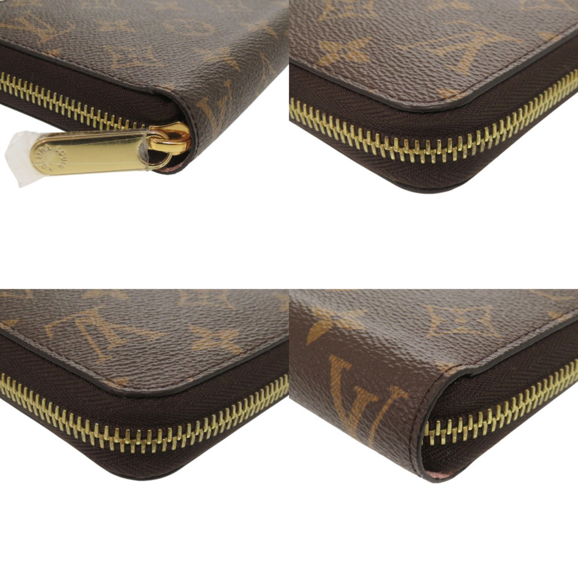 Louis Vuitton Monogram Rose Ballerine Monogram Long Wallet (Bi-Fold) (Pre-Owned)