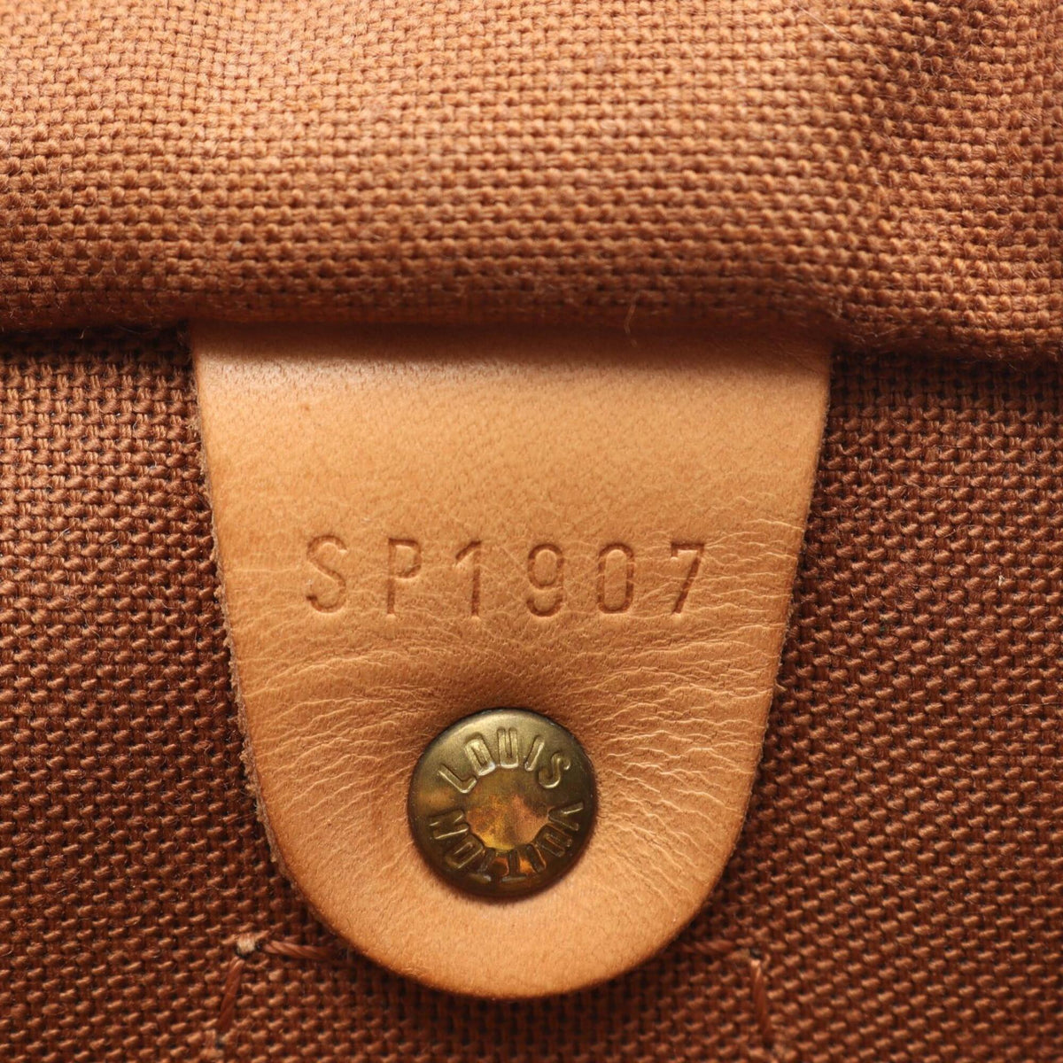 Louis Vuitton Brown Coated Canvas Monogram Leather Handbag (Pre-Owned)