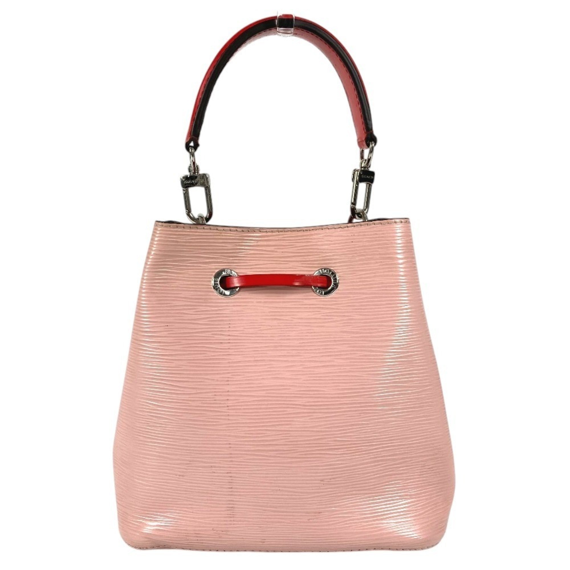 Louis Vuitton Epi Pink Red Color Rose Ballerine Epi Leather Handbag (Pre-Owned)