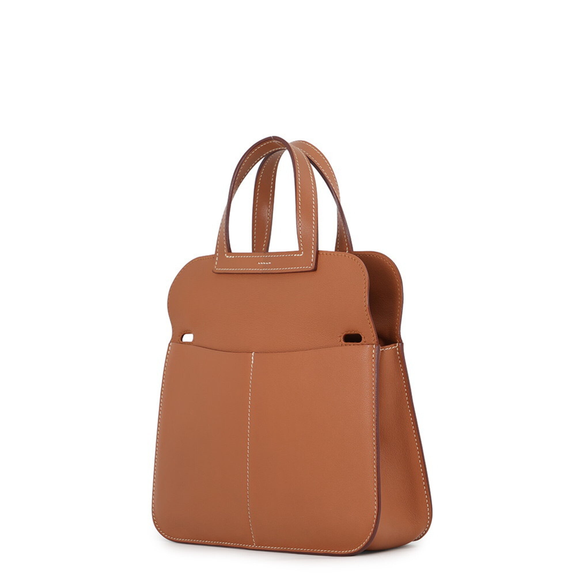 Hermes Kara Gold Swift Leather Handbag (Pre-Owned)