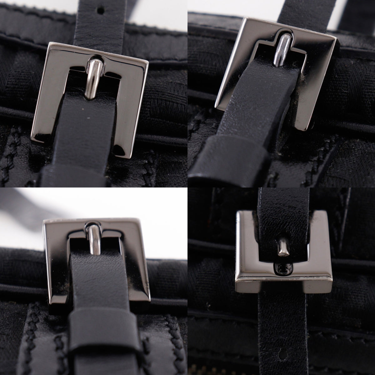 Fendi Zucchino Black Nylon Canvas Tote Bag (Pre-Owned)
