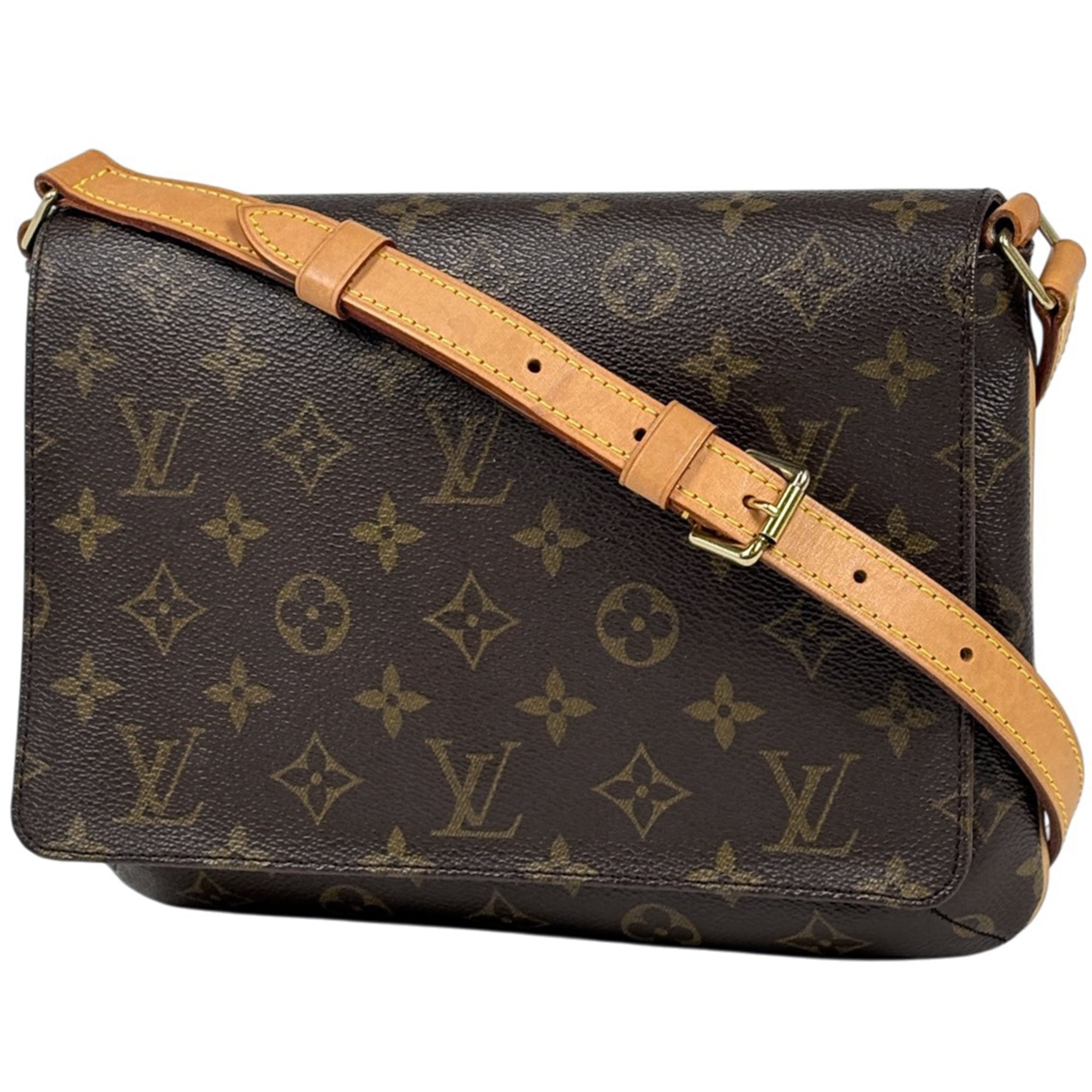 Louis Vuitton Brown Monogram Shoulder Bag (Pre-Owned)