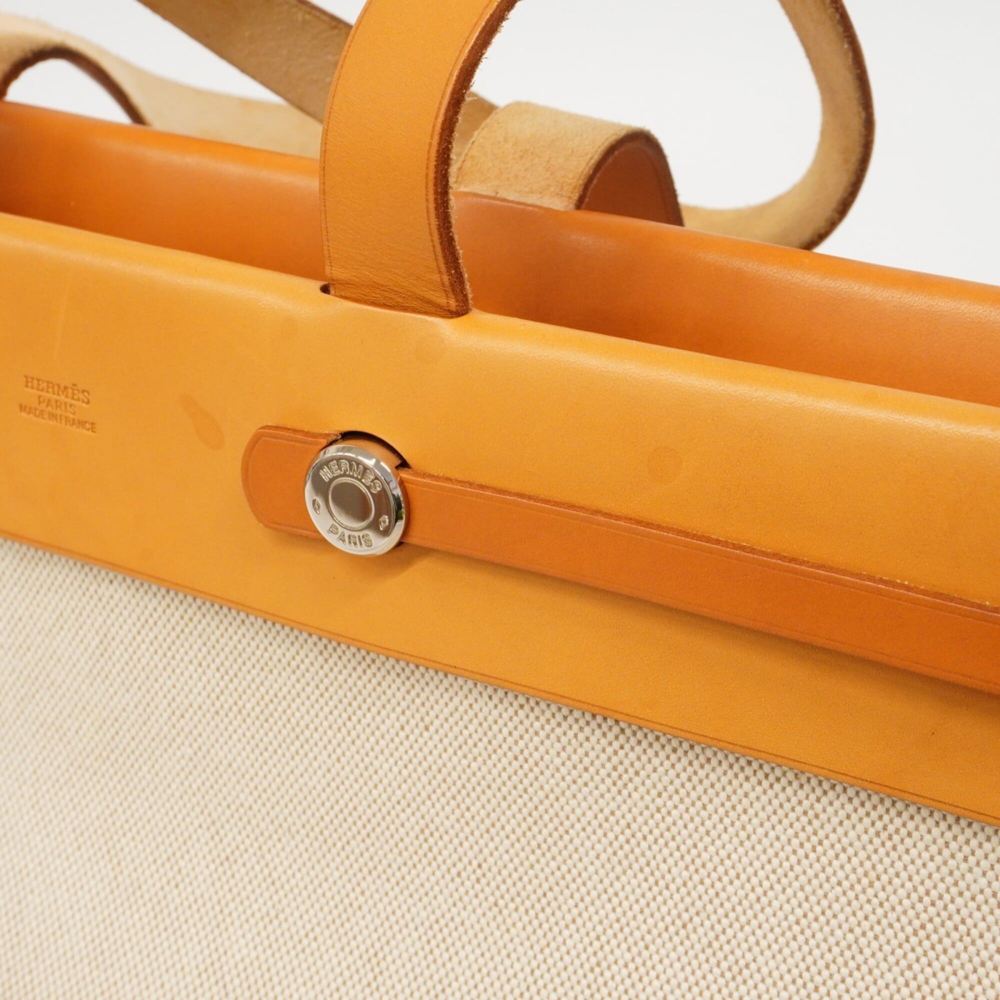Hermes Natural Toile H Tote Bag (Pre-Owned)