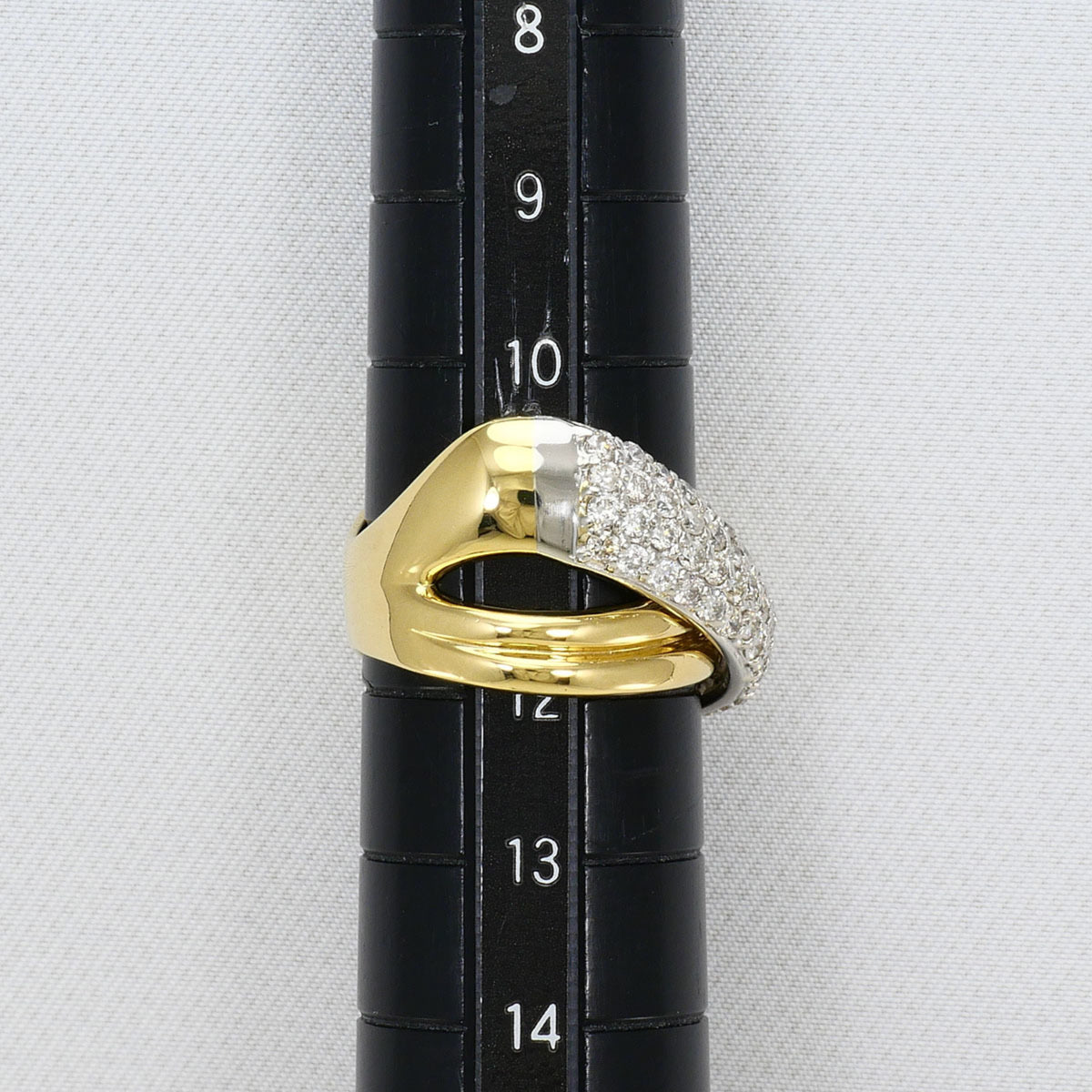 Unbranded Platinum Yellow Gold Yellow Gold (18K) Platinum 900 Band Ring (Pre-Owned)