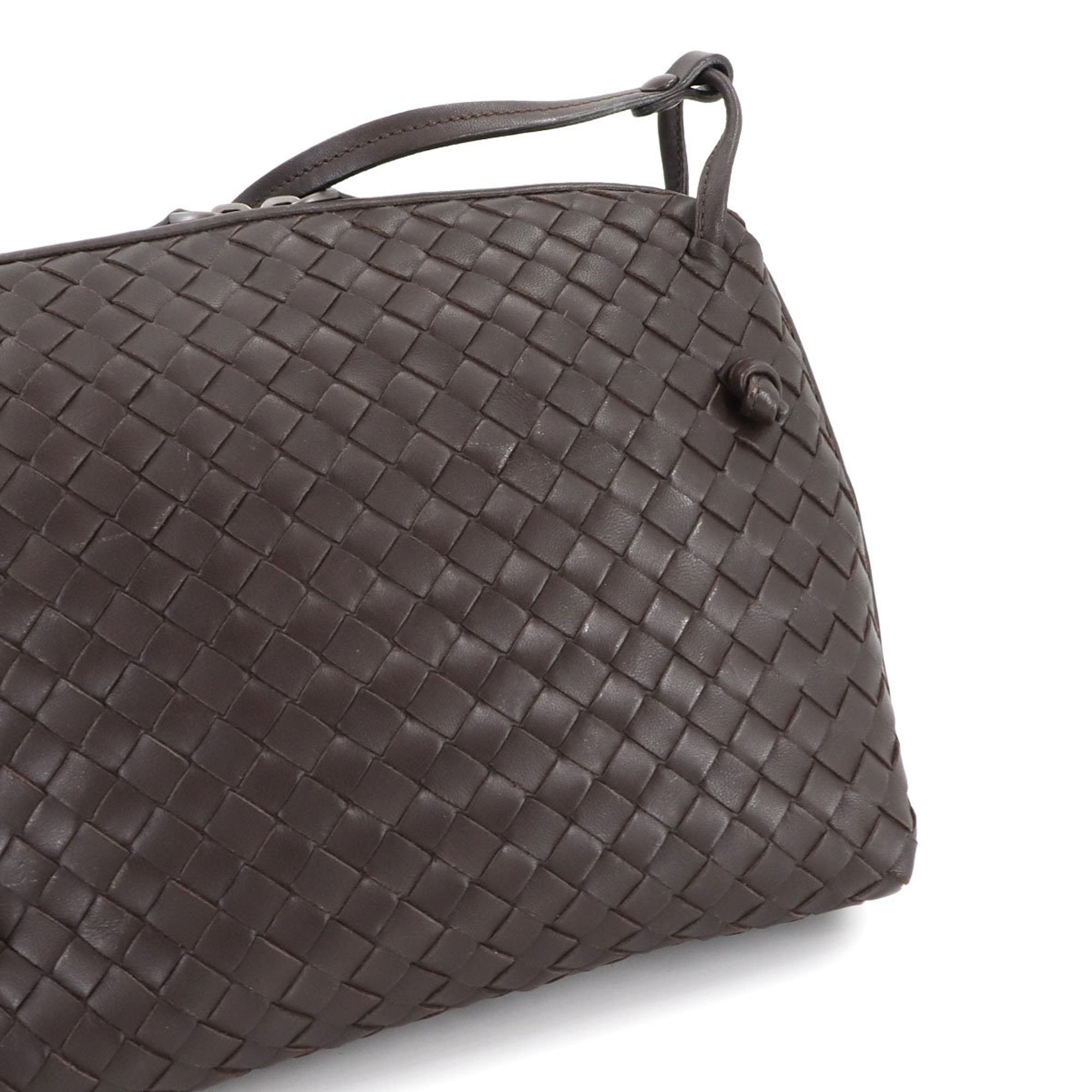 Bottega Veneta Brown Leather Shoulder Bag (Pre-Owned)