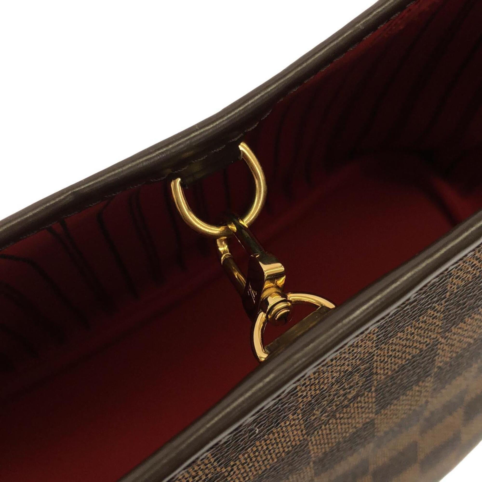 Louis Vuitton Ebene Coated Canvas Handbag Pouch (Pre-Owned)