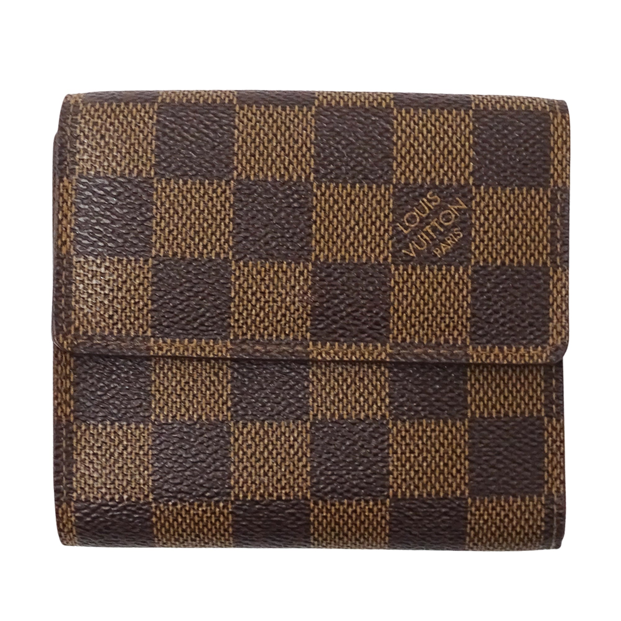 Louis Vuitton Damier Damier Canvas Damier Canvas Wallet (Bi-Fold) (Pre-Owned)