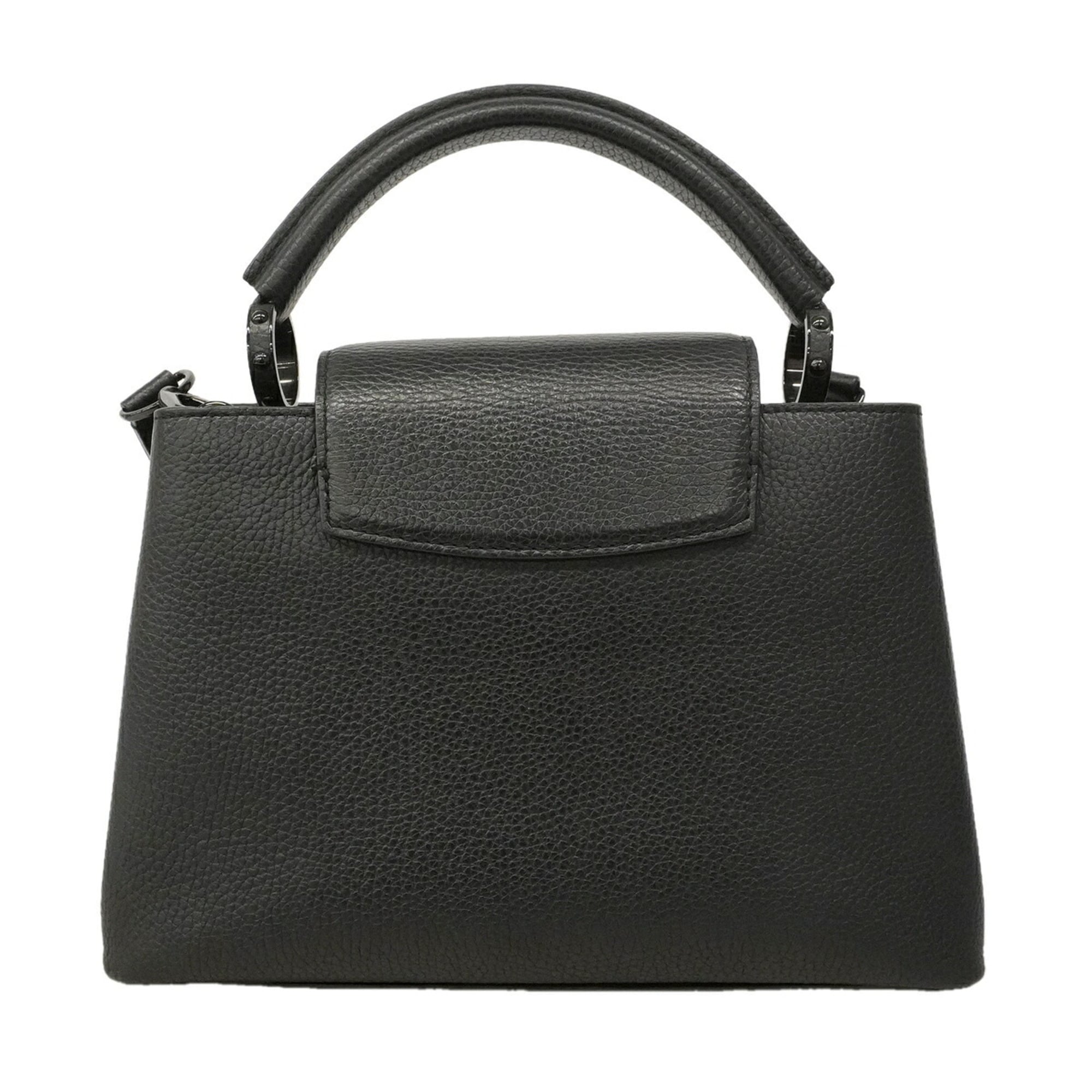 Louis Vuitton Noir Handbag (Pre-Owned)