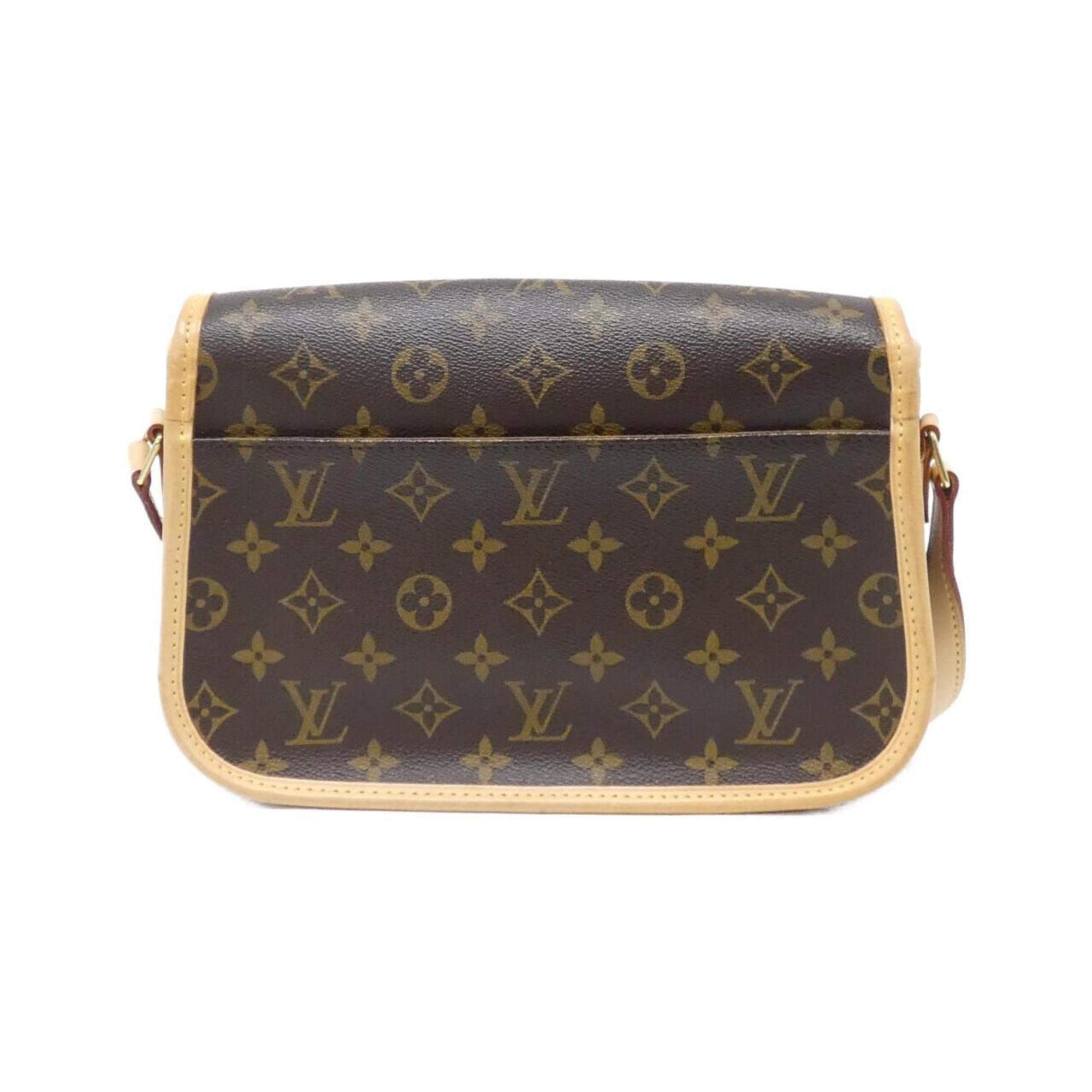 Louis Vuitton Marron Coated Canvas Shoulder Bag (Pre-Owned)