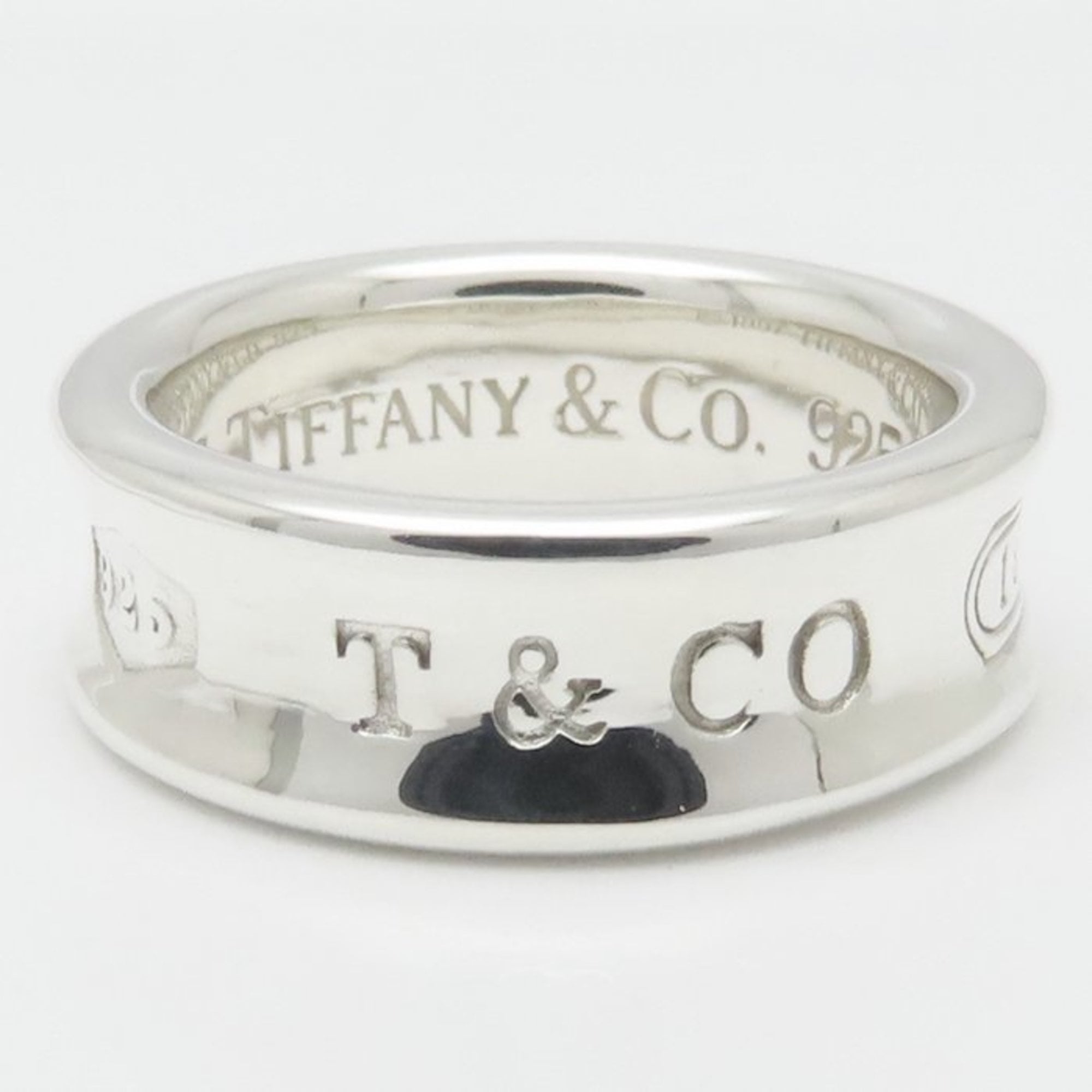 Tiffany Silver Silver 925 Band Ring (Pre-Owned)