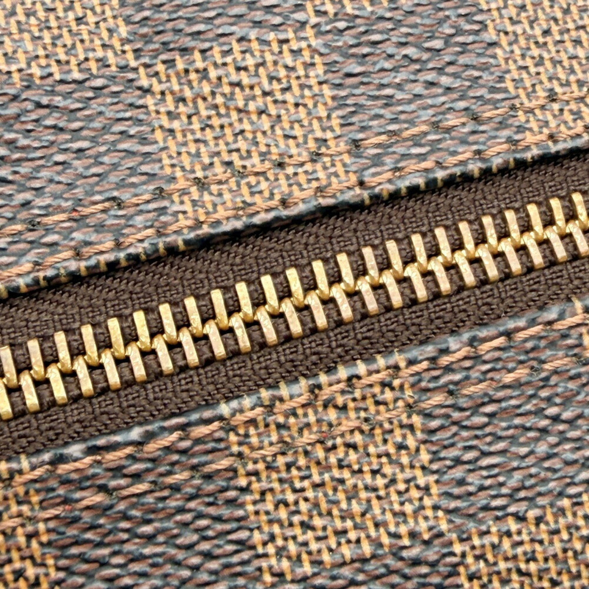 Louis Vuitton Damier Ebene Damier Canvas Handbag Tote Bag (Pre-Owned)