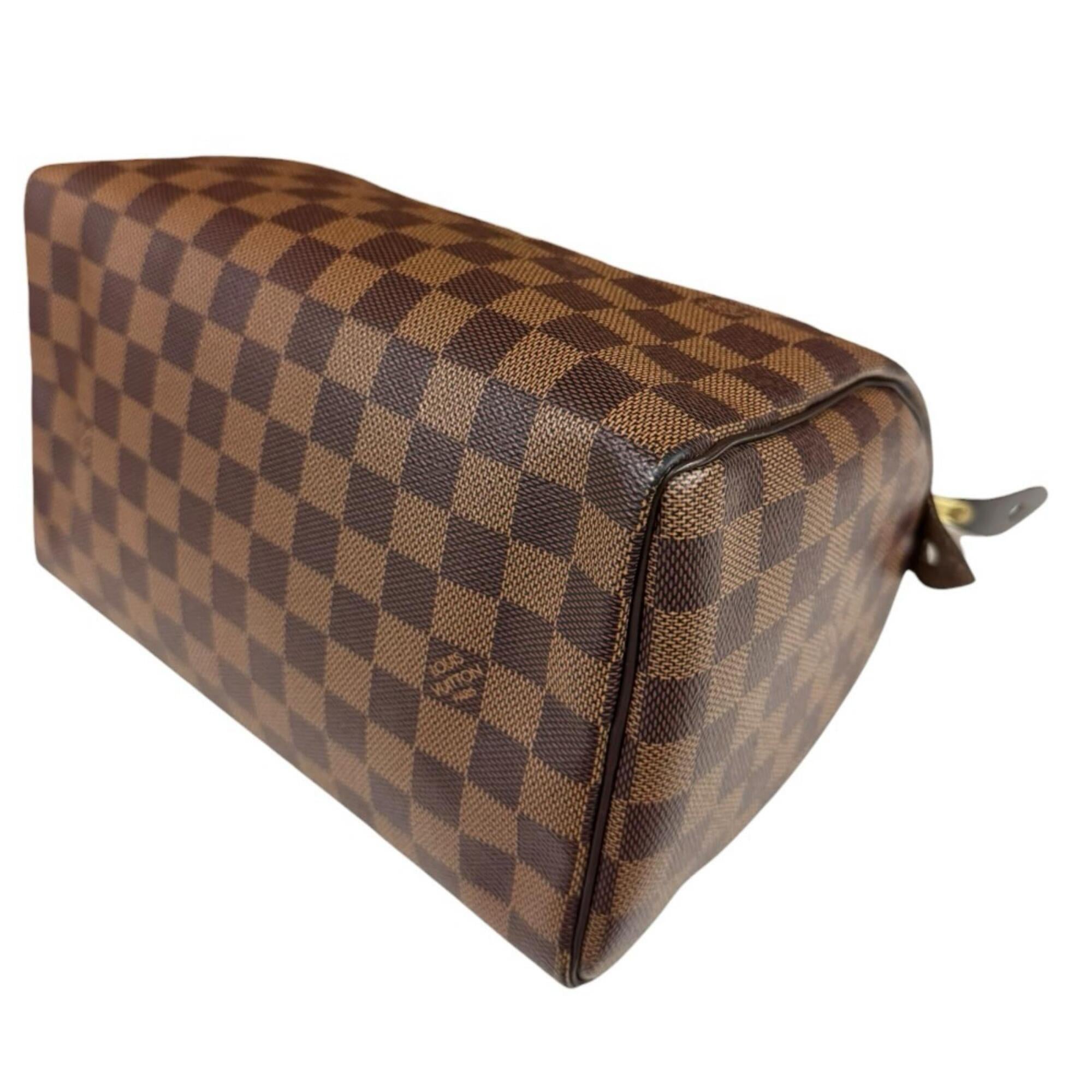 Louis Vuitton Damier Brown Damier Canvas Handbag (Pre-Owned)