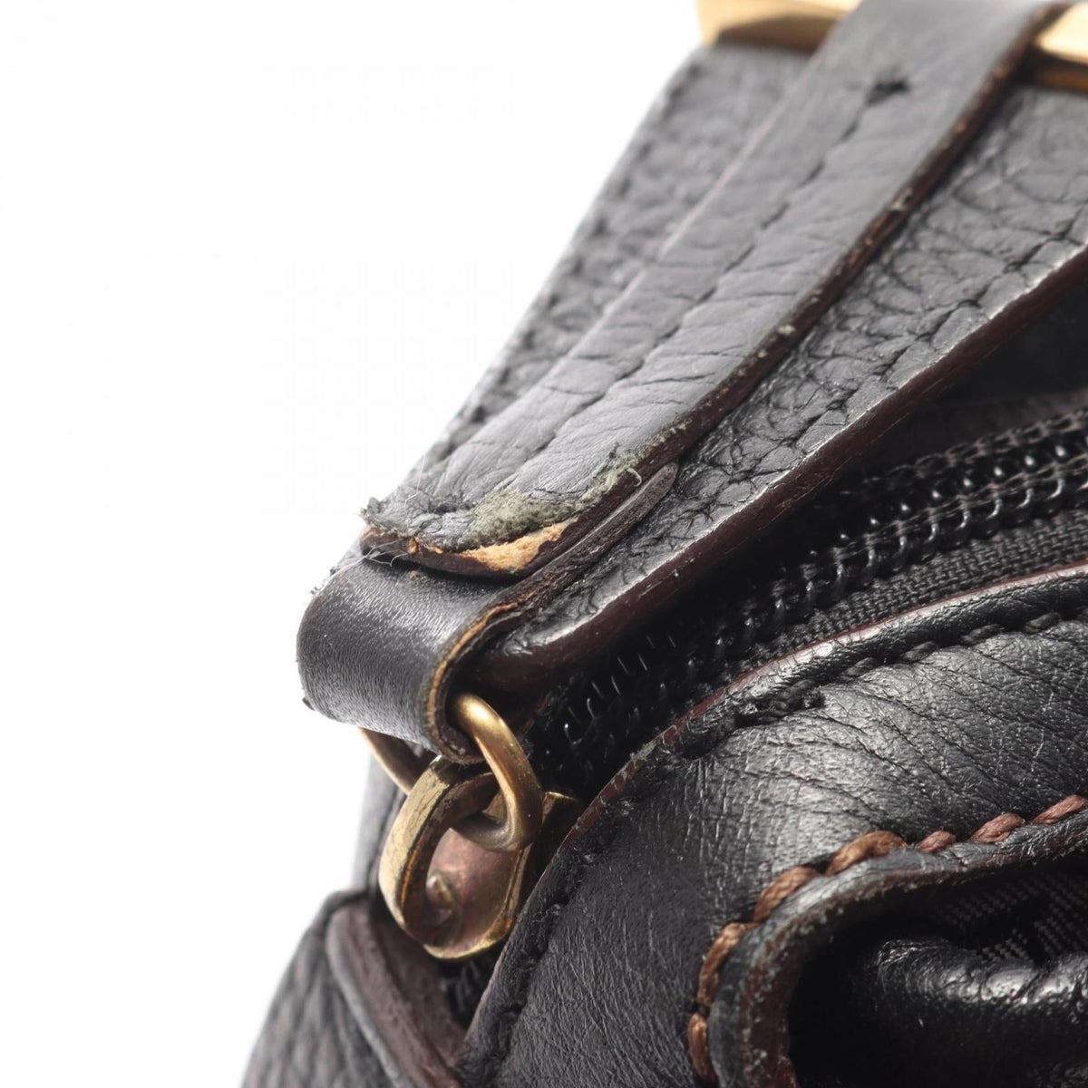 Salvatore Ferragamo Brown Leather Handbag (Pre-Owned)
